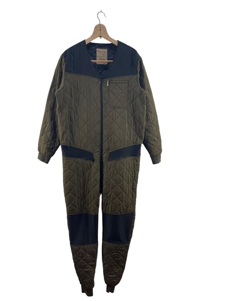 image of Outdoor Life Vintage Fieldcore Workwear Jumpsuit Overall Quilted Pant in Green, Men's (Size 38)