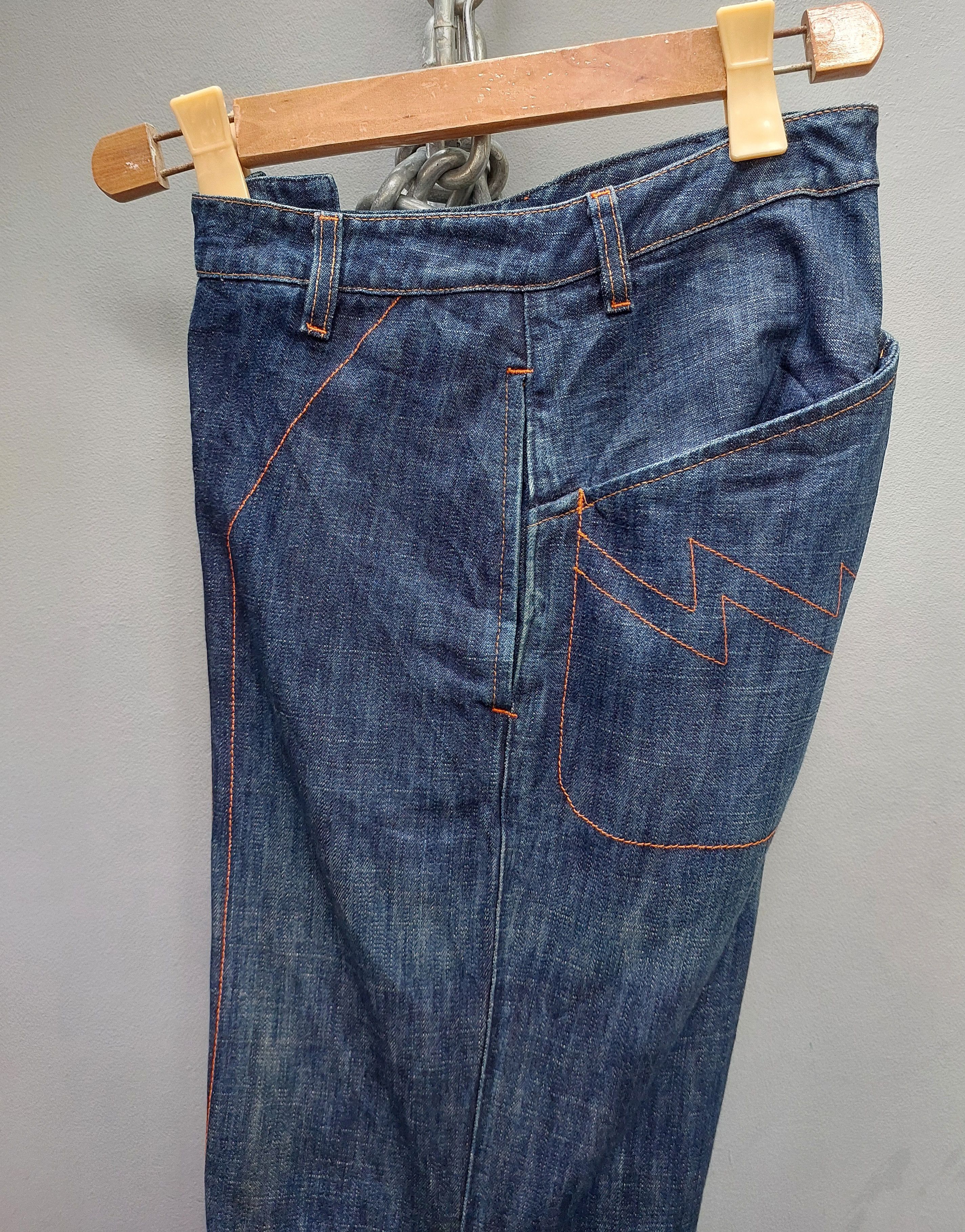 Walter Van Beirendonck W&LT (Wild and Lethal Trash) Denim Jeans Size US 27 - 4 Thumbnail