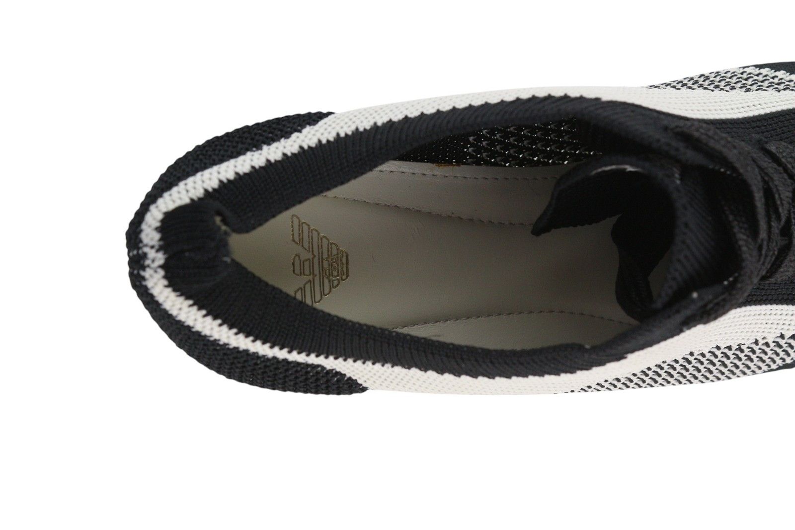 Emporio Armani EU37 Low Top Lace Up Knitted Sneakers 84778 Size US 6 / IT 36 - 8 Thumbnail