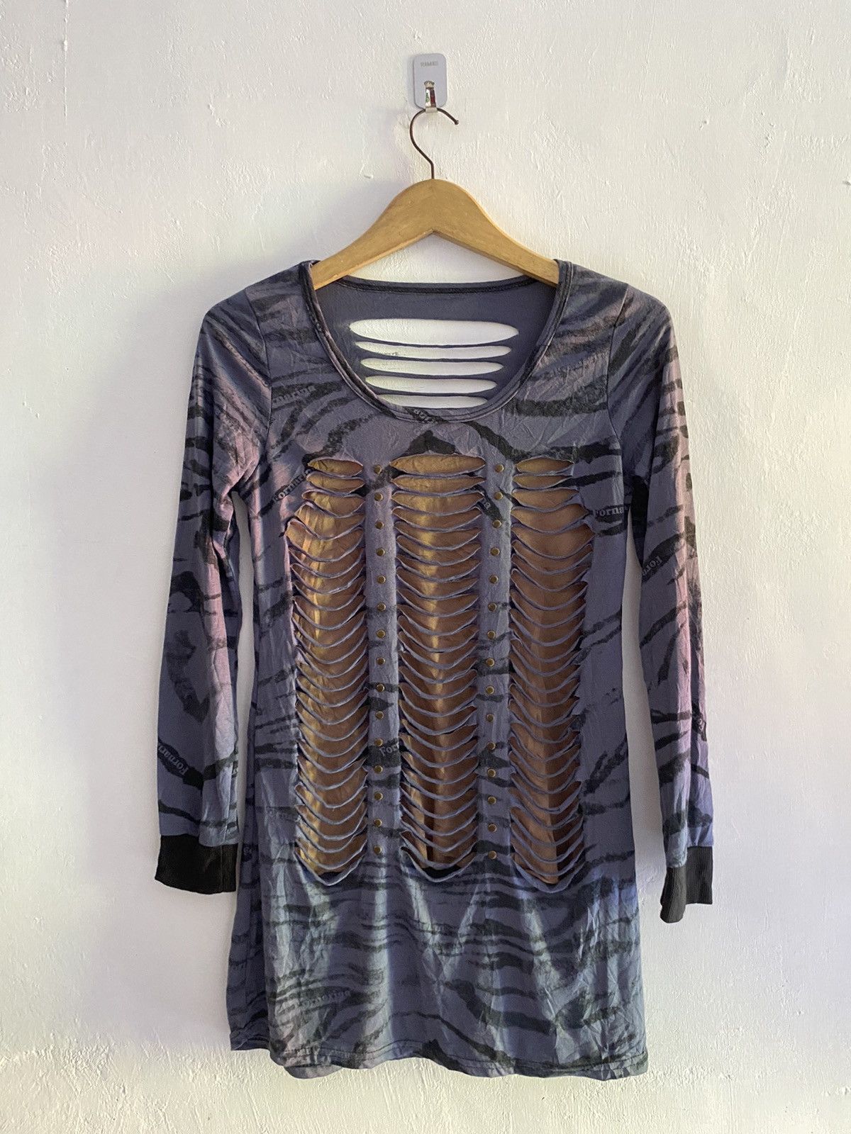 14th Addiction × If Six Was Nine × Yasuyuki Ishii Japanese fornamarina distressed leopard purple logsleeve Size US M / EU 48-50 / 2 - 1 Thumbnail
