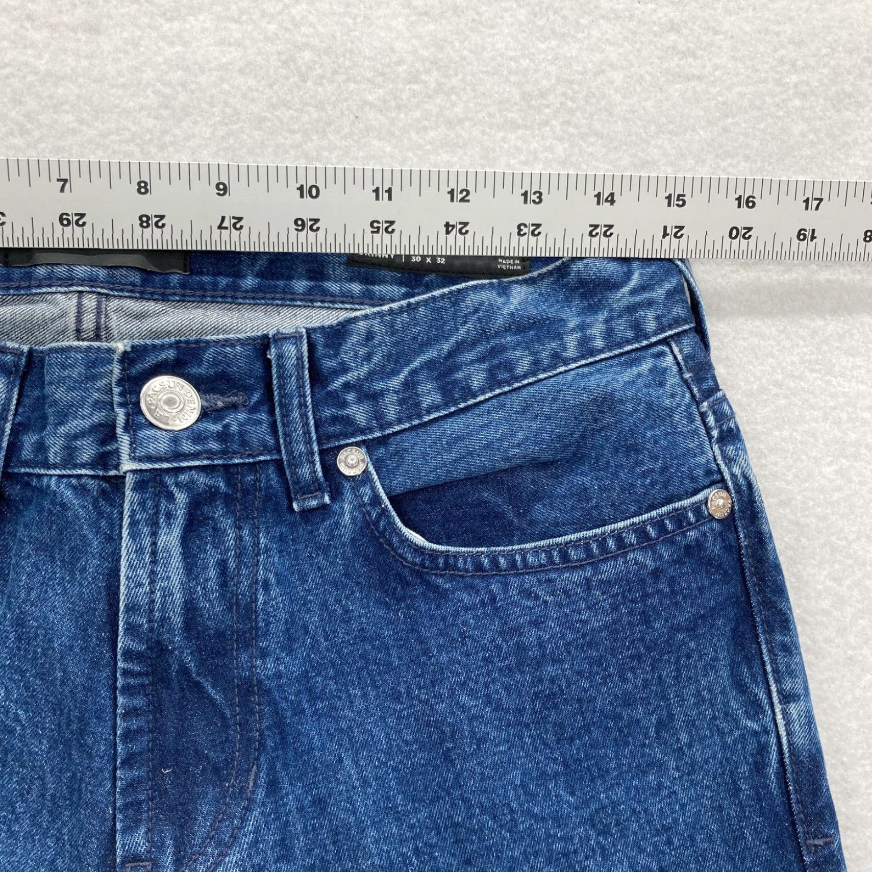 Pacsun PacSun Jeans Mens 30x32 Blue Skinny Fit Denim 5-Pocket Zip Fly Casual Classic Size US 30 / EU 46 - 6 Thumbnail