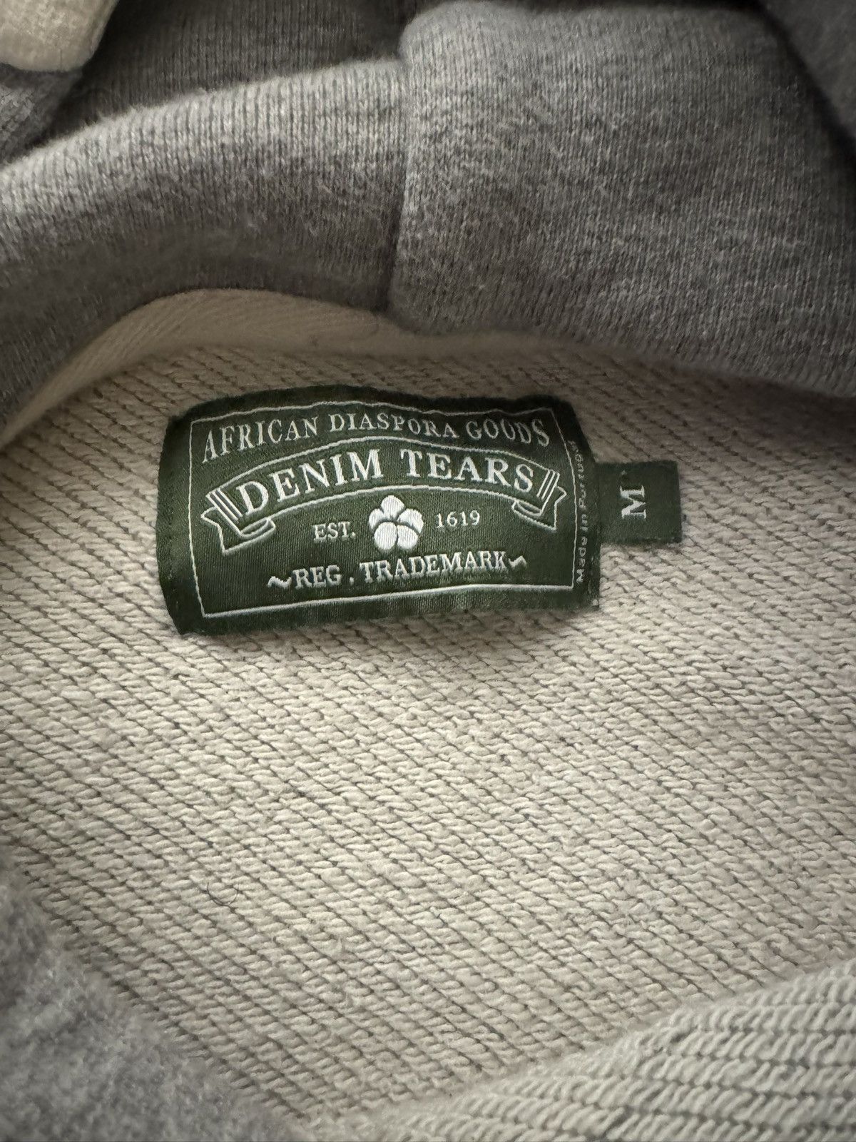 DENIM TEARS Gray Denim Tears Hoodie Size US M / EU 48-50 / 2 - 3 Thumbnail