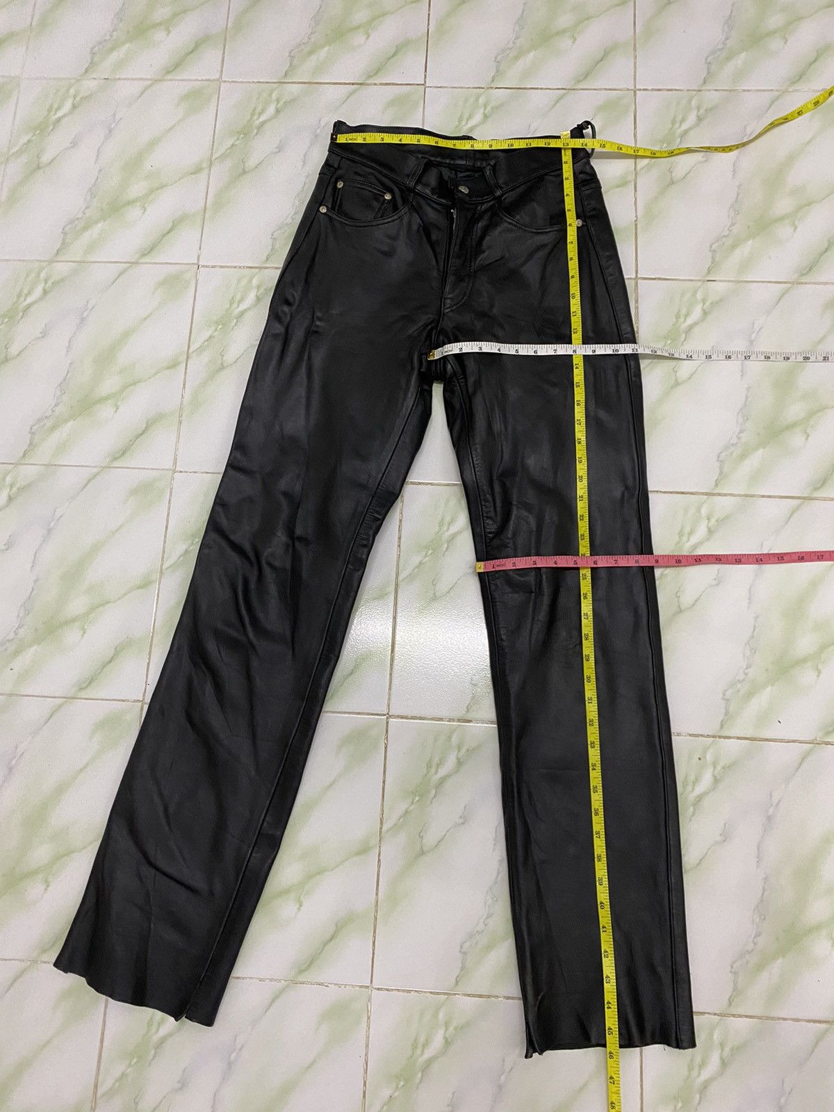 Schott Schott Leather Pants Size US 30 / EU 46 - 15 Thumbnail