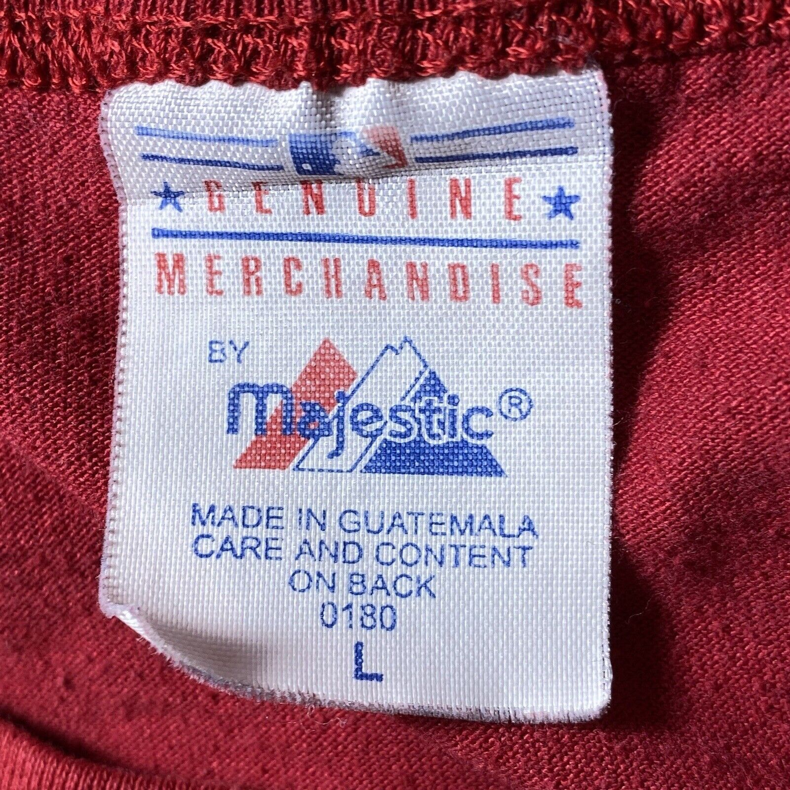 Majestic Washington Nationals MLB Genuine Merchandise Large Jersey Size US L / EU 52-54 / 3 - 8 Thumbnail