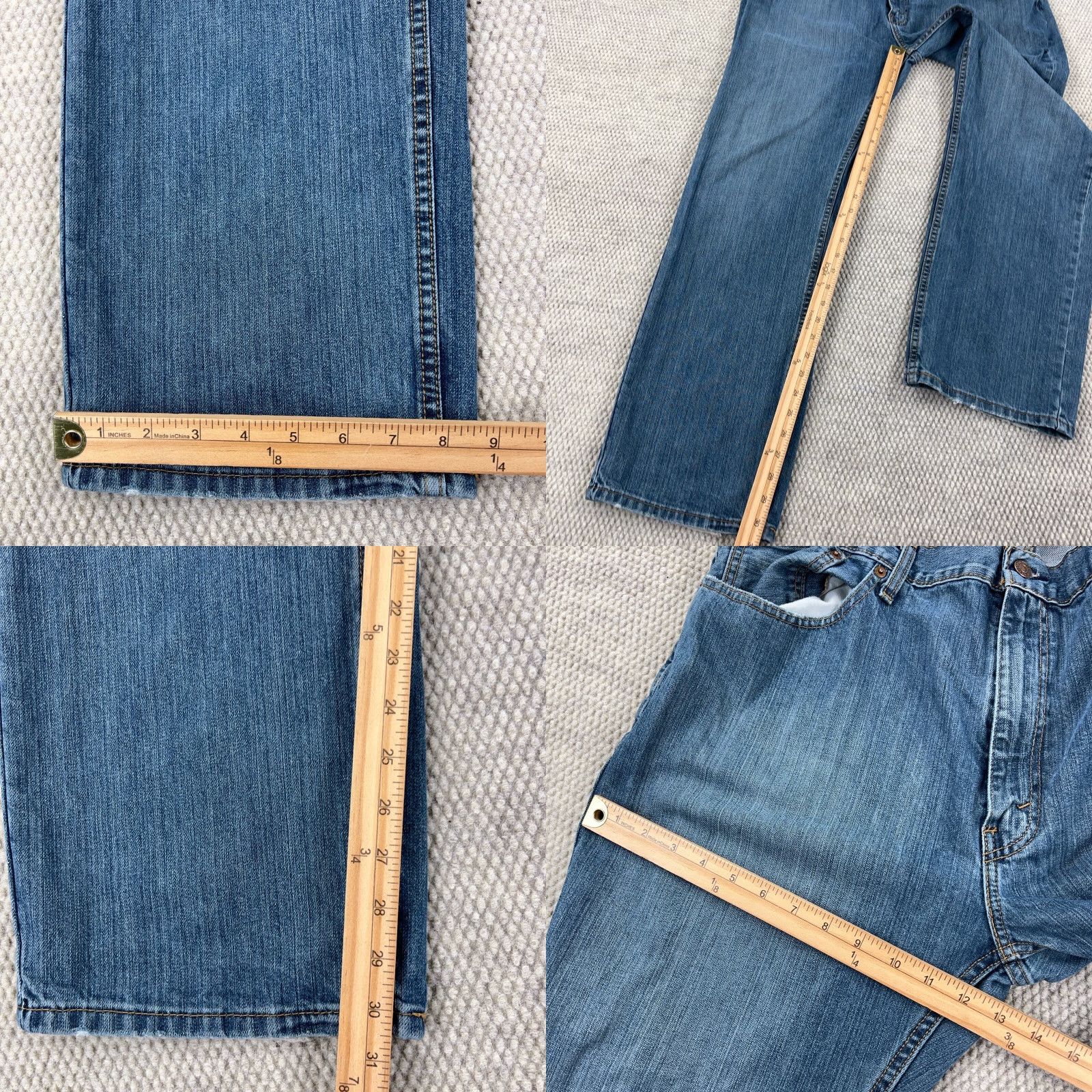 Levi's Levi's 559 Jeans Men 40x32 Straight Relaxed Baggy Medium Wash Distressed Denim Size US 40 / EU 56 - 8 Thumbnail