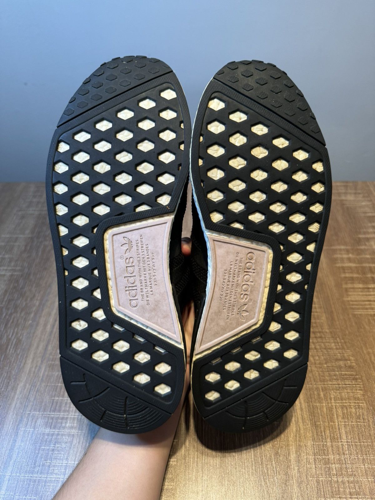 Adidas Women’s Adidas Boost NMD R1 Black Size 11 Shoes Athletic Size US 11 / IT 41 - 6 Thumbnail