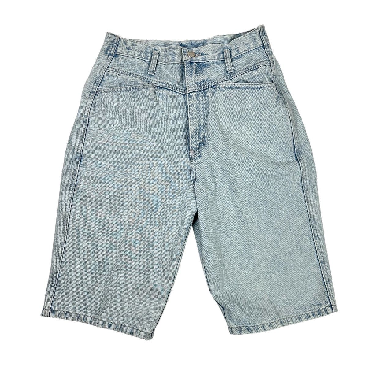 Vintage Vintage Nuovo Light Wash Denim Shorts Juniors Size 7 Size 27" / US 4 / IT 40 - 1 Thumbnail