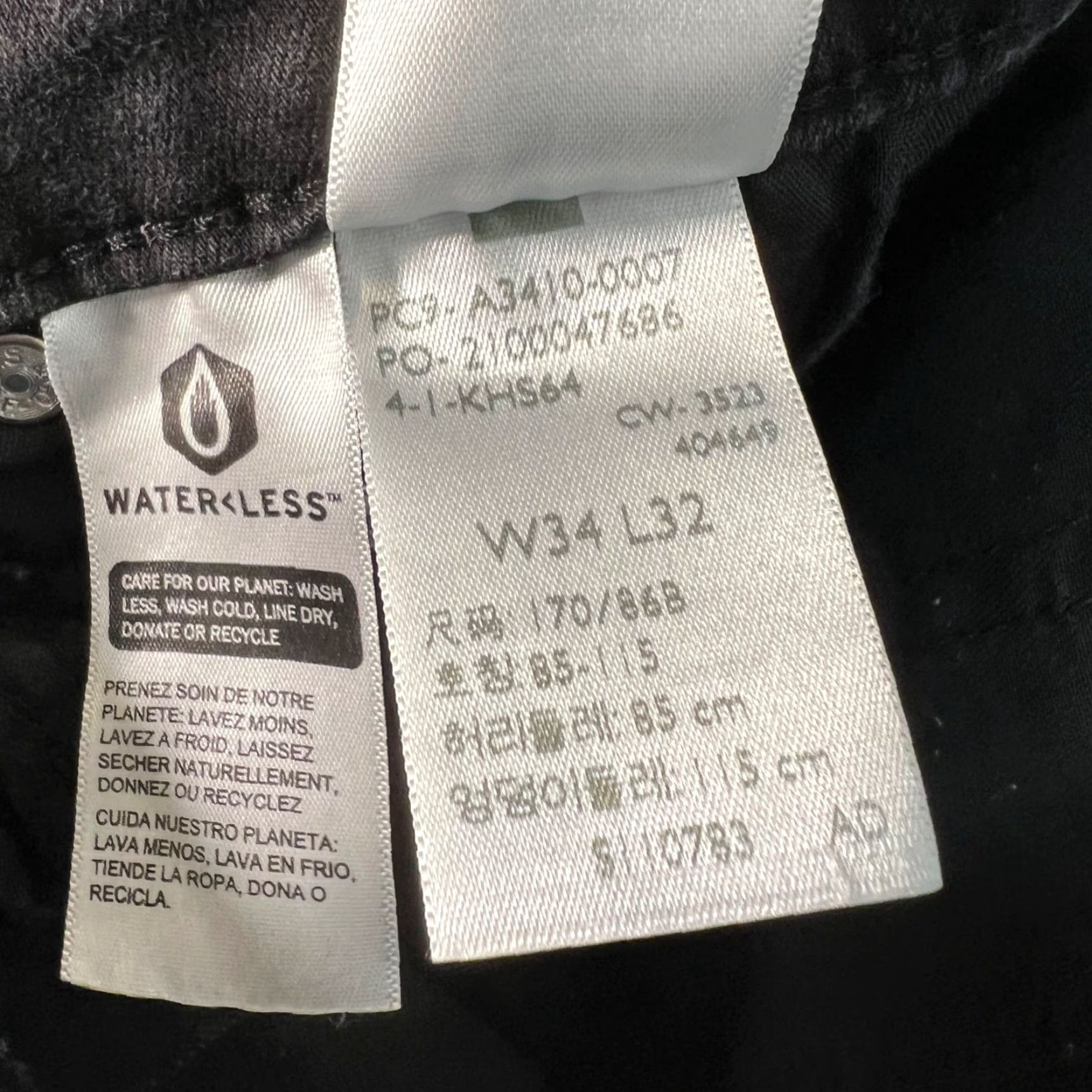 Levi's Levis 726 Flare Jeans 34 x 32 Black Cotton Blend Womens Size 24" / US 00 / IT 34 - 5 Thumbnail