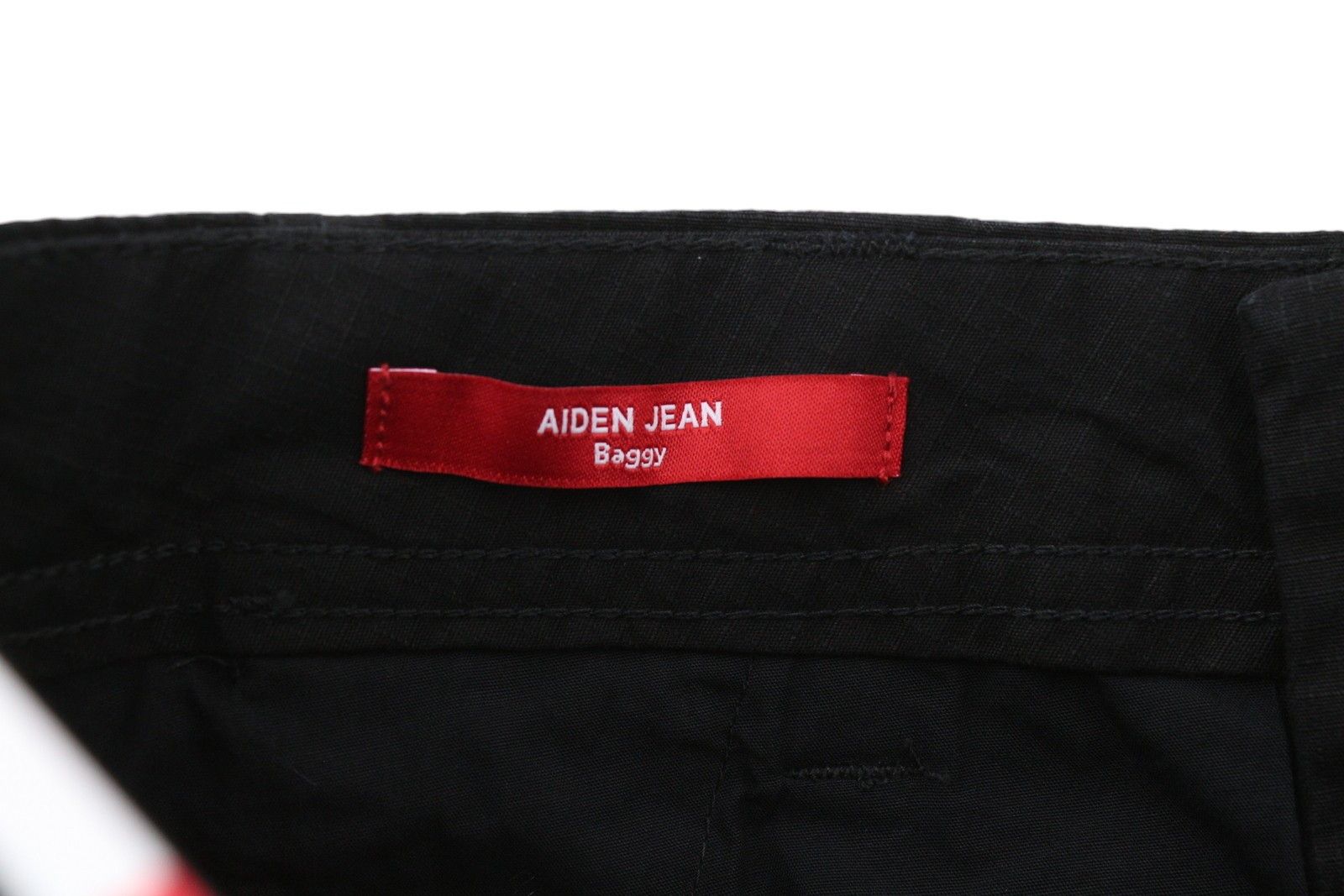 Tommy Hilfiger AIDEN BAGGY CARGO W32/L32 Black Textured Zip Trousers 85169 Size US 32 / EU 48 - 7 Thumbnail