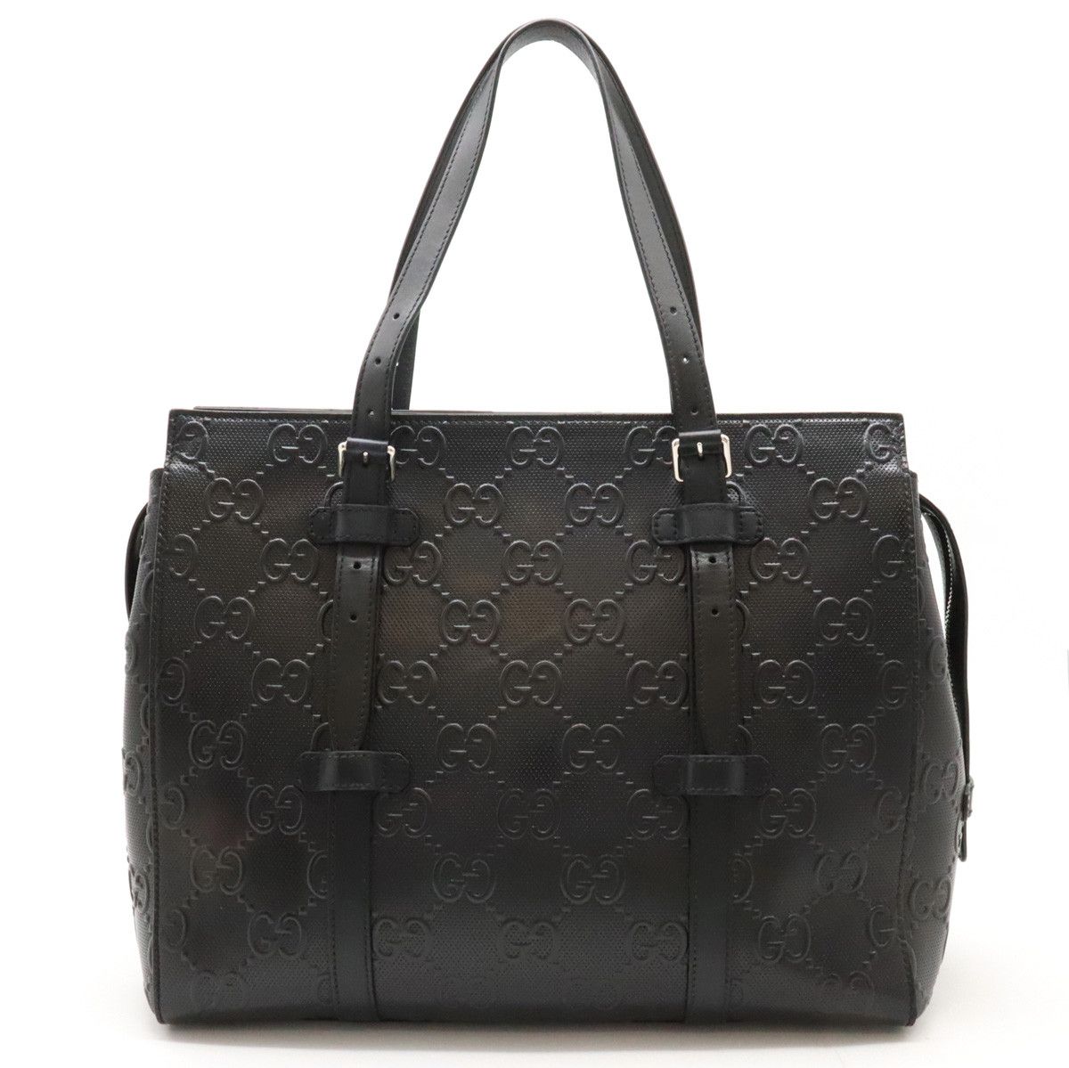 Gucci Gucci Gucci Leather GG Embossed Tote Bag 625774 Leather Tote Bag 625774 in Great Condition Size ONE SIZE - 1 Thumbnail
