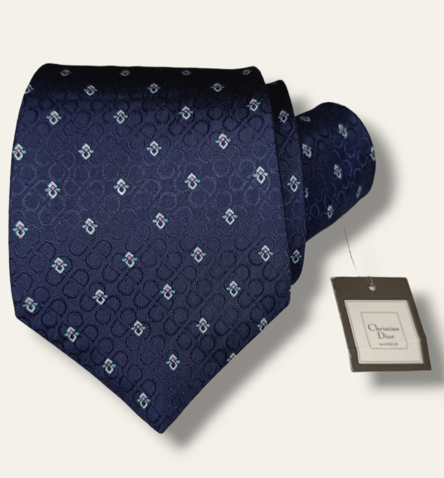 Dior × Vintage Christian Dior Monogram Tie Size ONE SIZE - 1 Thumbnail