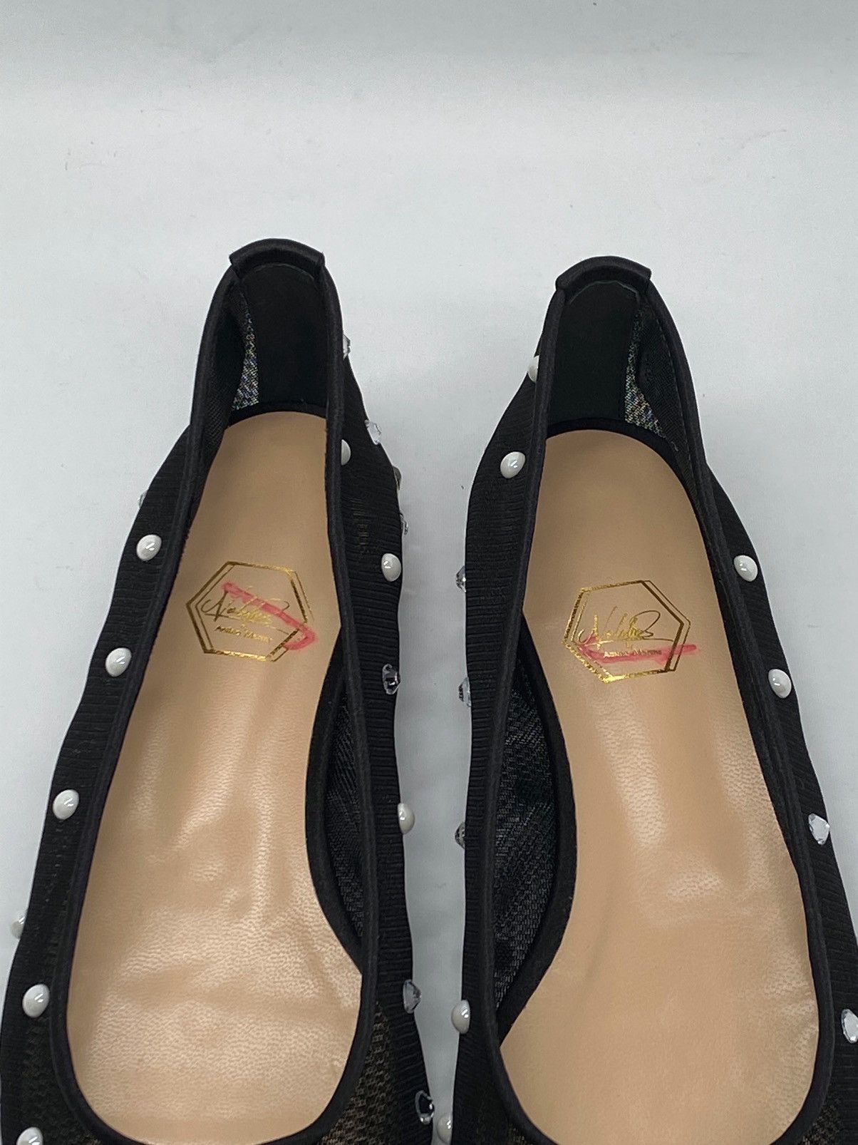 Other Nalebe Aurum Crystal-Embellished Mesh Ballet Flats size 39.5 Size US 9.5 / IT 39.5 - 10 Thumbnail