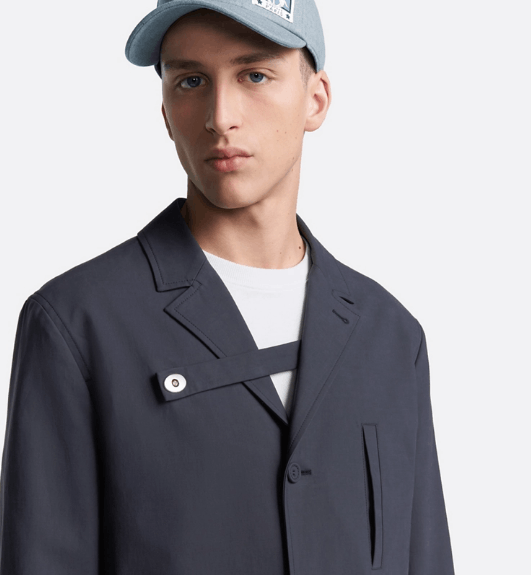 Dior o1w1db10525 493C21 Charm Workwear Jacket in Navy Blue Size US M / EU 48-50 / 2 - 6 Thumbnail