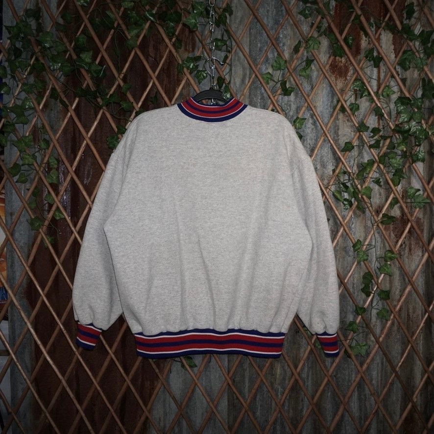 Vintage Large - Vintage Y2K WMS warriors stripe 1/4 zip sweatshirt Size US L / EU 52-54 / 3 - 2 Thumbnail