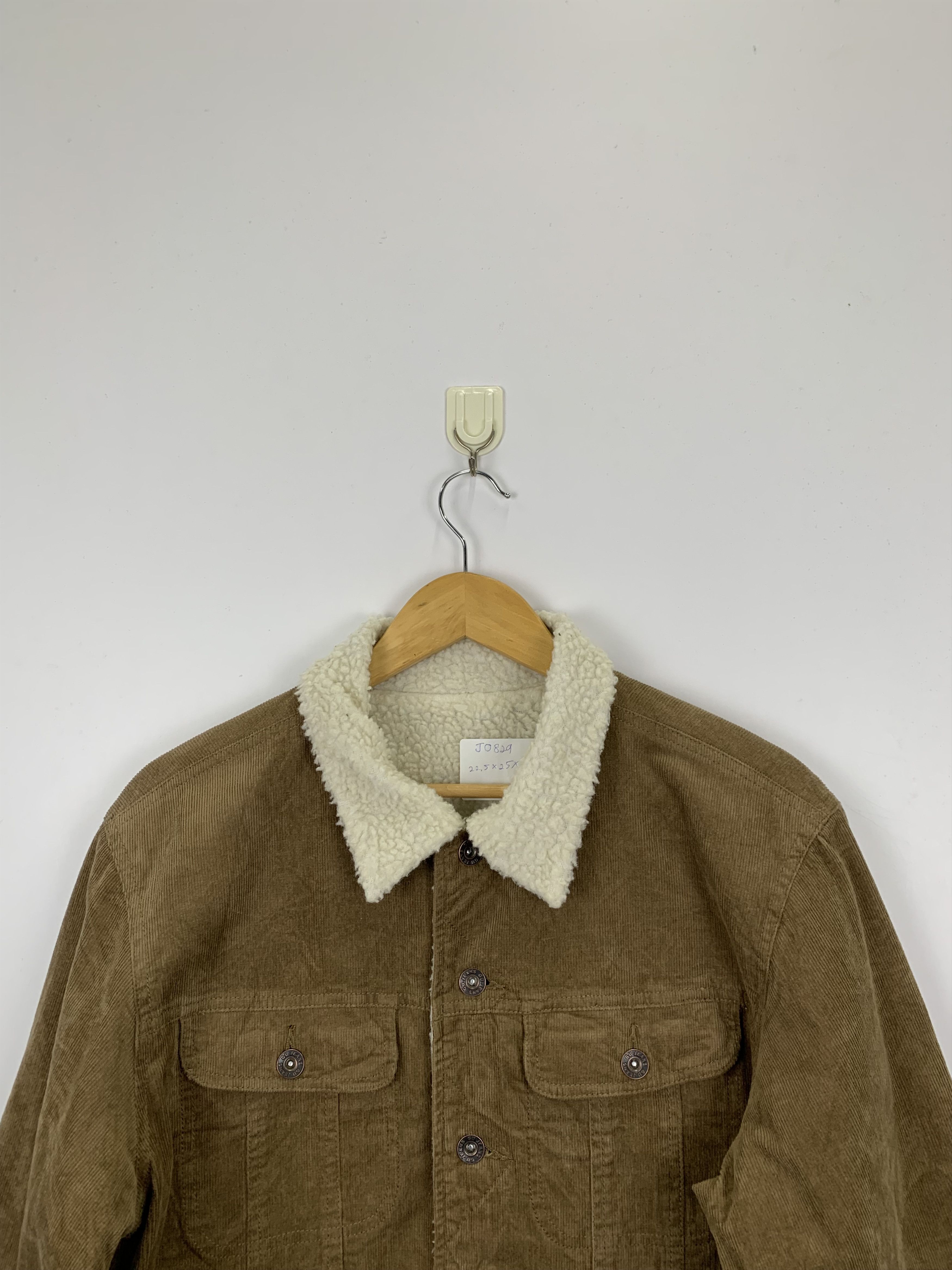 Japanese Brand Vintage Japanese Brand Sherpa Velvet Denim Jacket J0829 Size US M / EU 48-50 / 2 - 2 Thumbnail