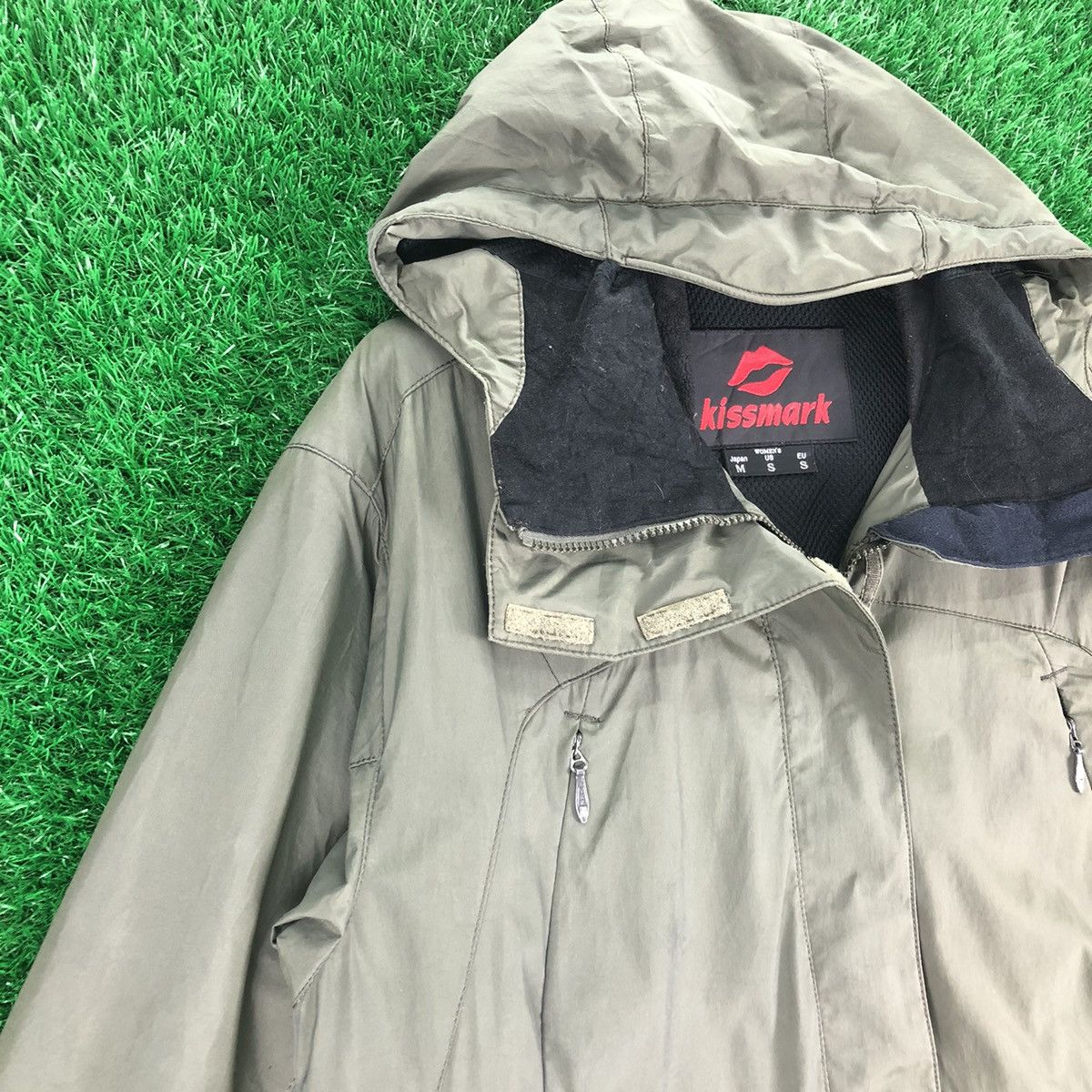 Japanese Brand Vintage 90's Windbreaker Ski Jacket Hoodie by Kissmark Size S / US 4 / IT 40 - 2 Thumbnail