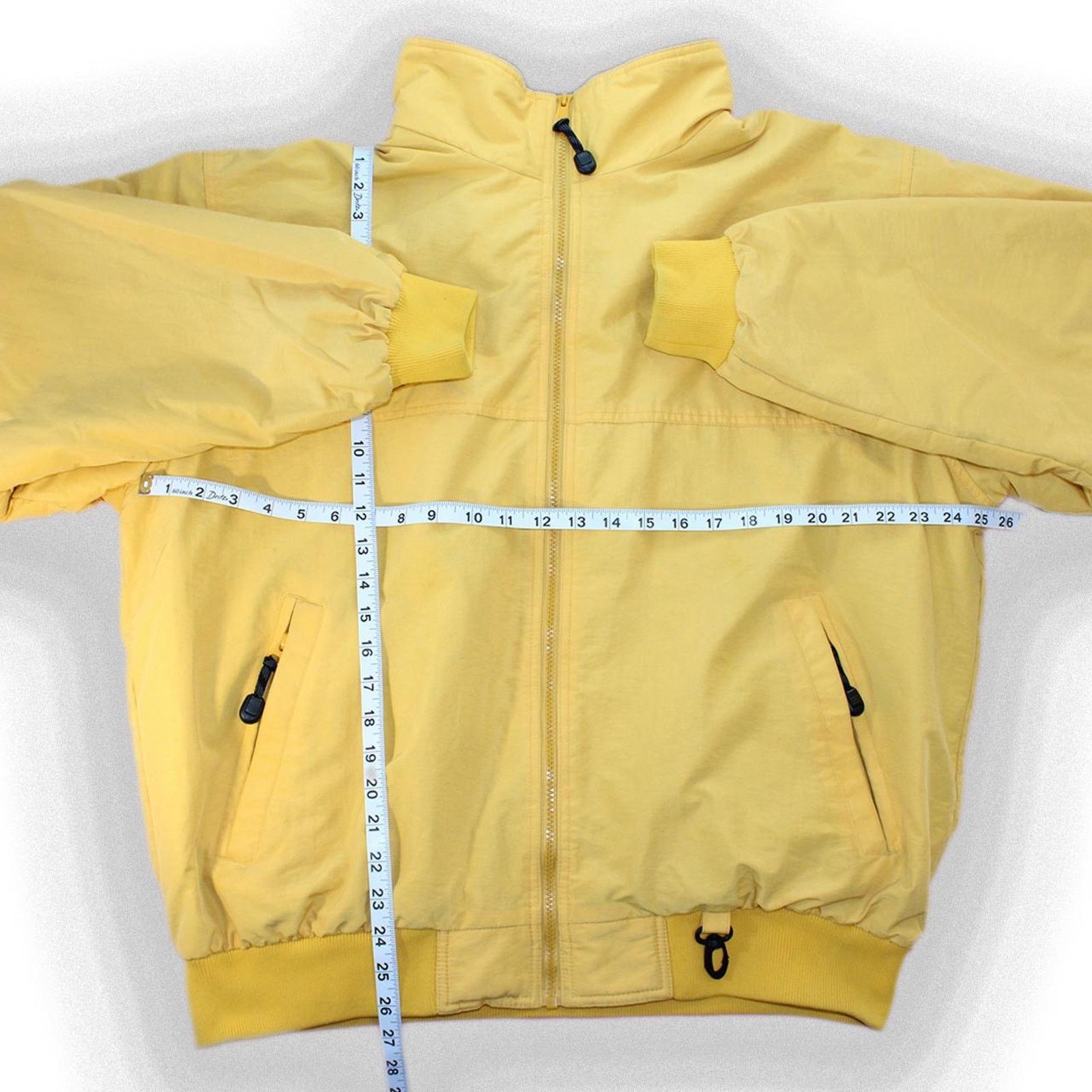 White Sierra Vintage 90's Yellow White Sierra Zip-Up Bomber Jacket Size US XL / EU 56 / 4 - 5 Thumbnail