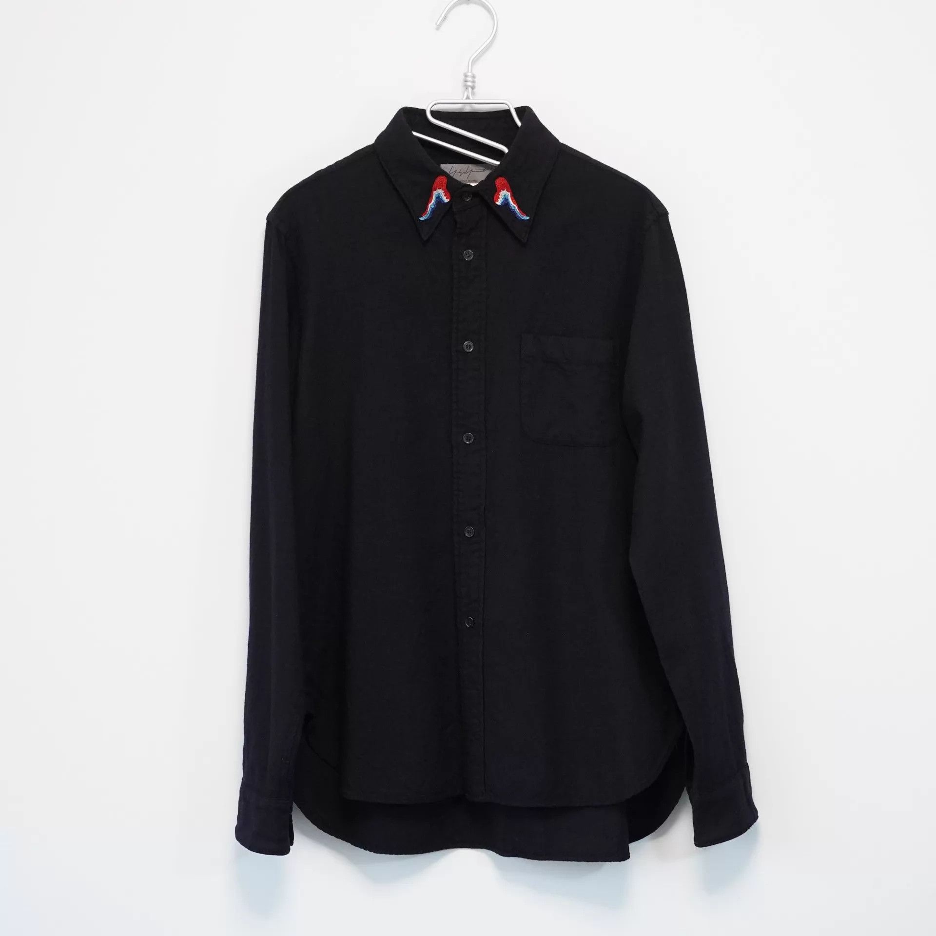 Yohji Yamamoto Yohji Yamamoto 02AW Wings Embroidered Shirt Size 3 Size US L / EU 52-54 / 3 - 2 Thumbnail