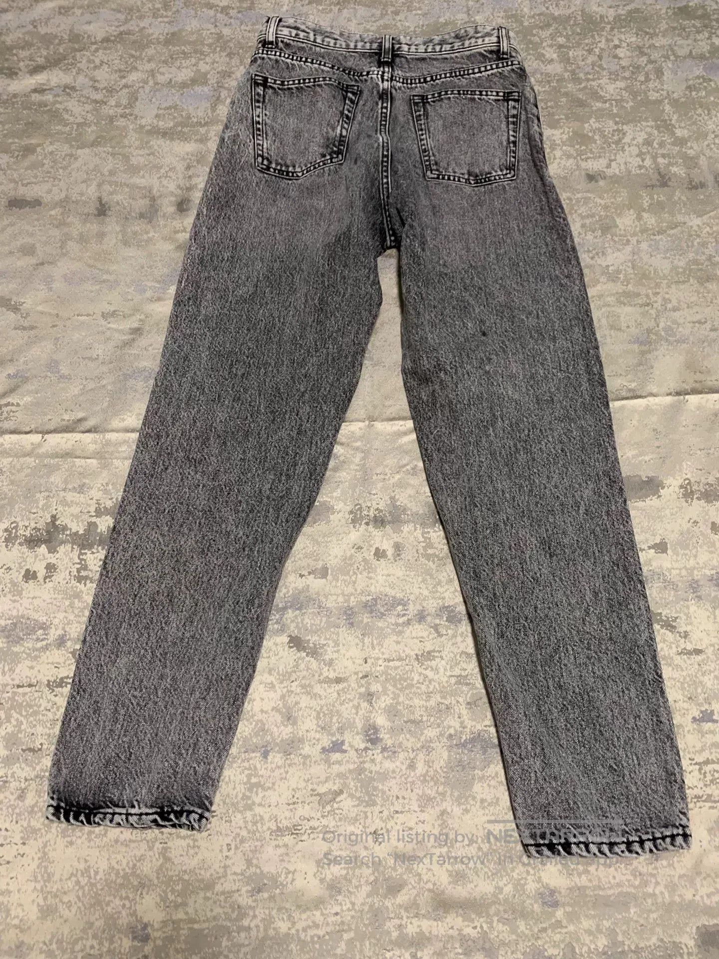 Saint Laurent Paris Saint Laurent Gray Distressed Jeans. Size 27" / US 4 / IT 40 - 8 Thumbnail