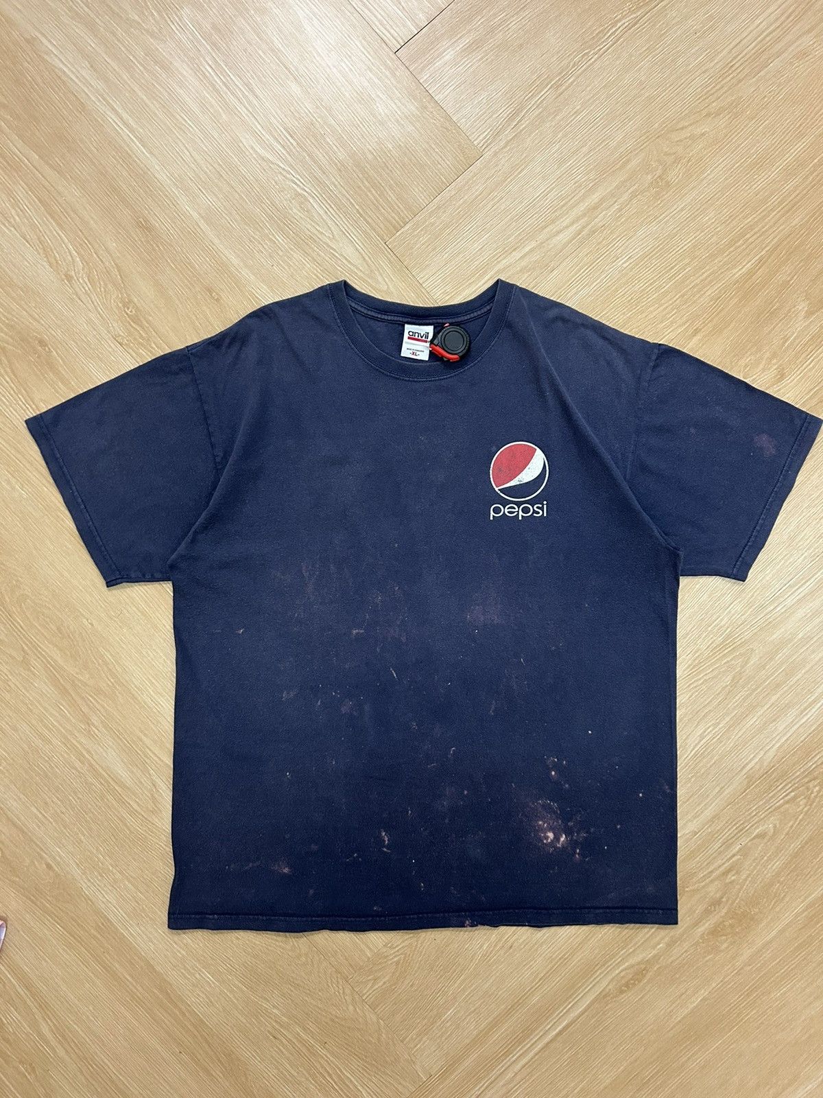 Anvil × Pepsi × Vintage Vintage Sunfaded Pepsi Size US L / EU 52-54 / 3 - 2 Thumbnail