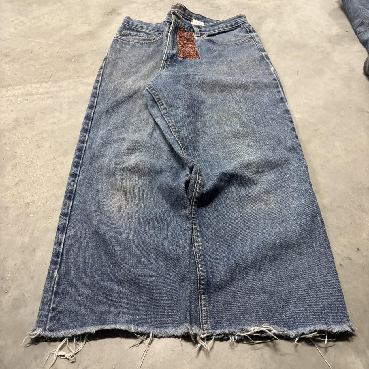 Japanese Brand × Vintage Crazy Vintage Y2K/2000s Baggy Grunge Skater Denim Jeans! Size US 32 / EU 48 - 3 Thumbnail