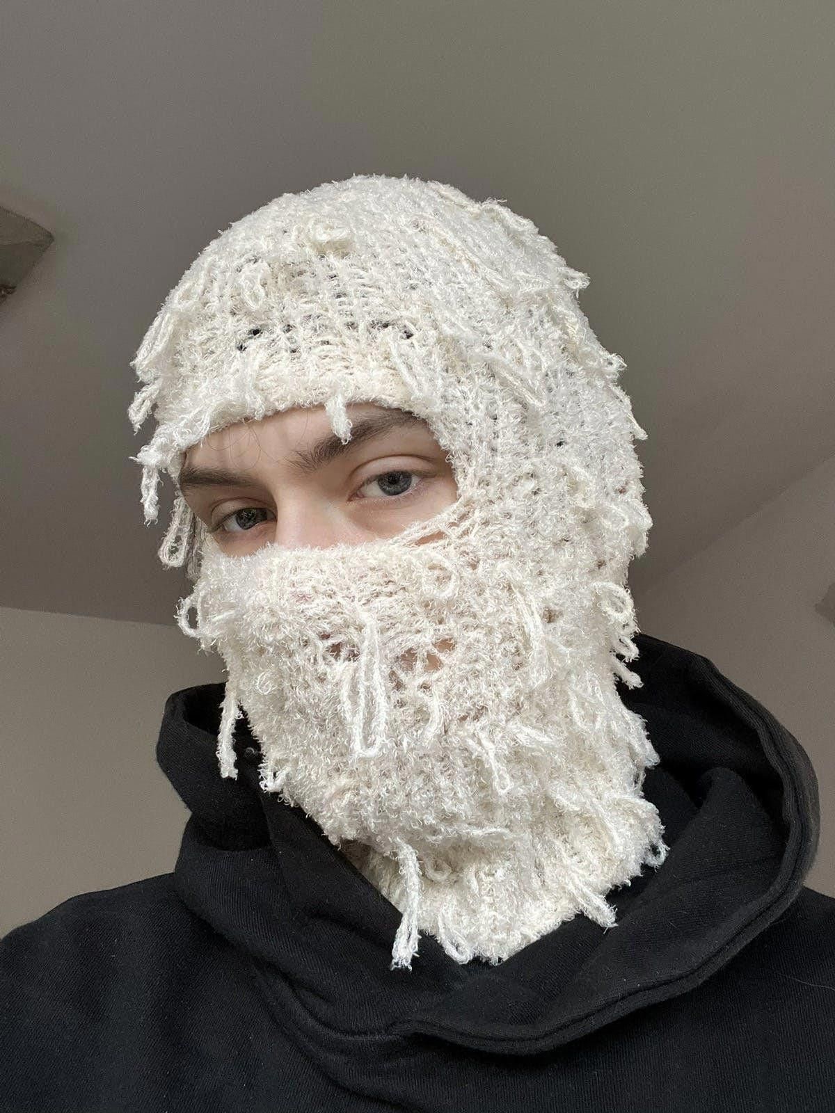 Other Handmade Distressed Knit Basic Balaclava Face Mask Ski Mask Size ONE SIZE - 1 Preview