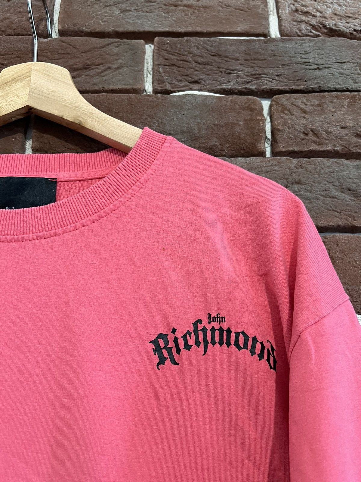 John Richmond Richmond Cropped Wide Sleeves Avant Garde Sweatshirts Pink M Size M / US 6-8 / IT 42-44 - 5 Thumbnail