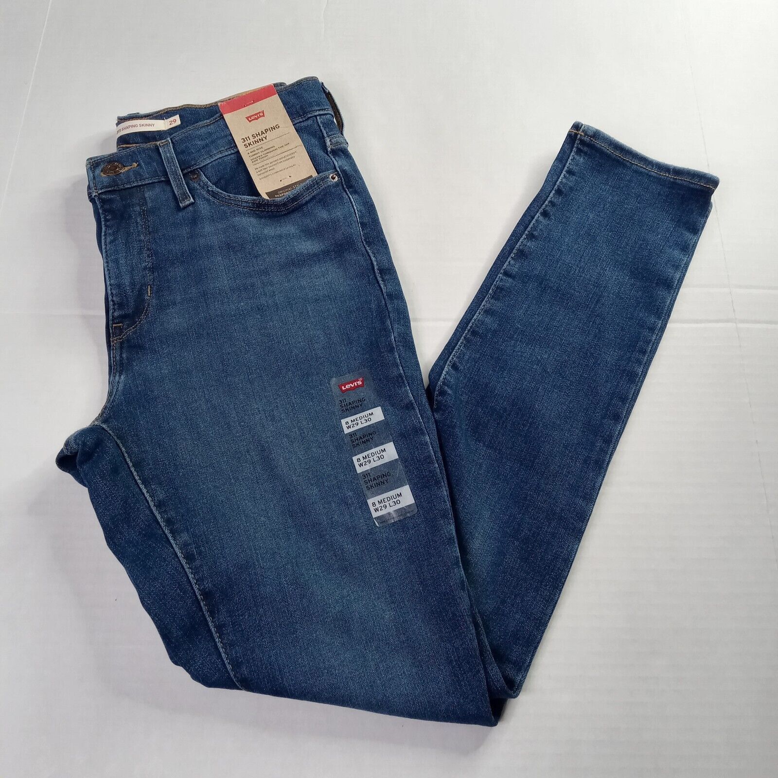 Levi's Levi's 311 Shaping Skinny Mid Rise Shaping Jeans Size 29x30 Size 29" - 1 Thumbnail