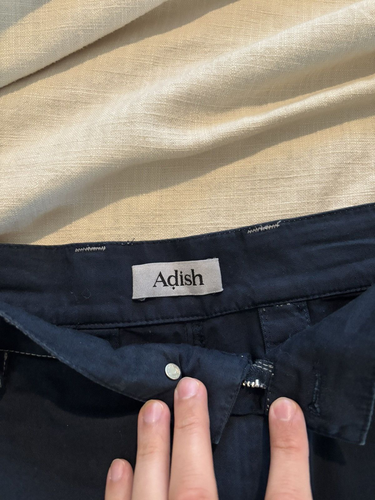 Adish Adish embroidered cotton trouser Sz L Size US 34 / EU 50 - 5 Thumbnail
