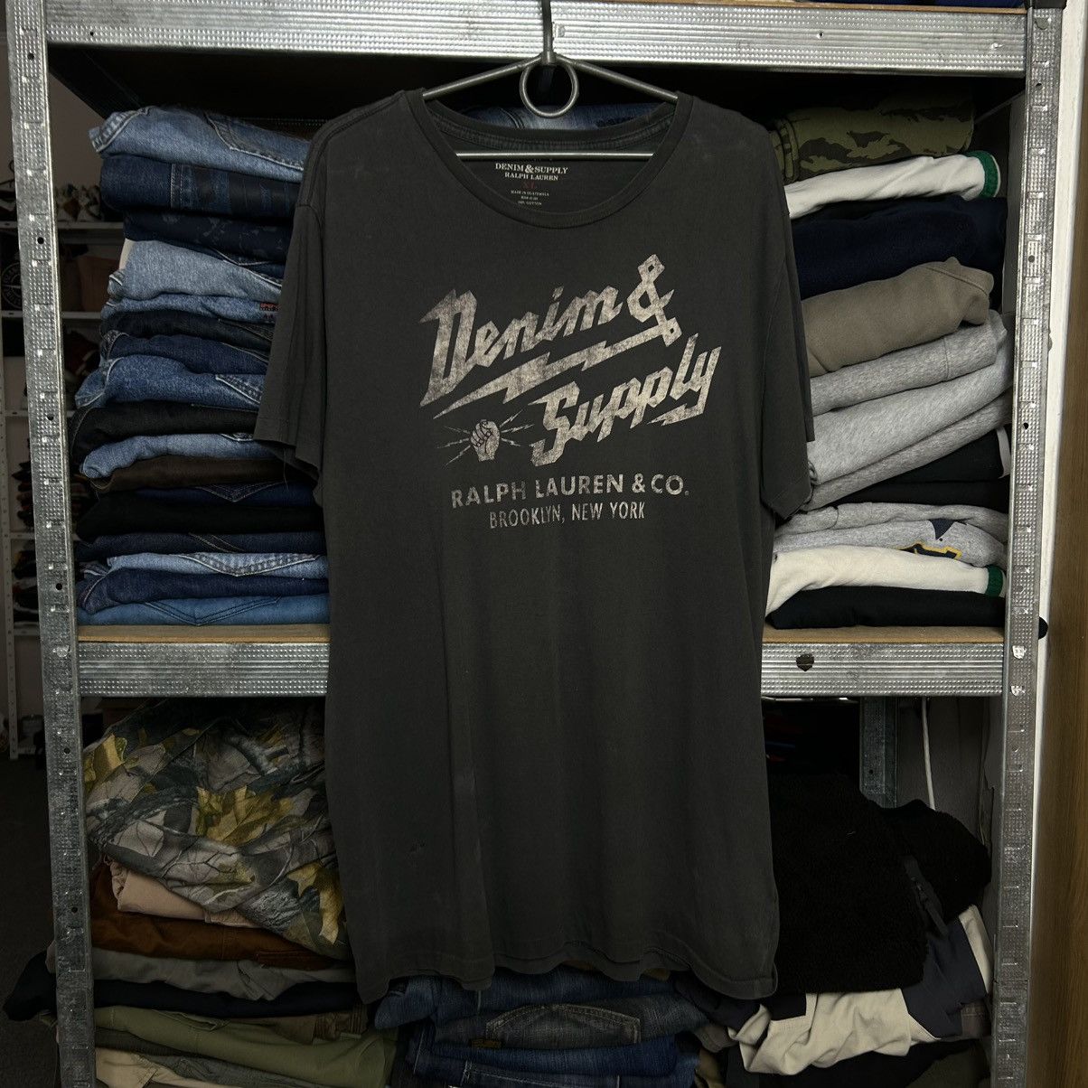 Denim & Supply Ralph Lauren Designer Denim & Supply Ralph Lauren big logo y2k tee Size US XL / EU 56 / 4 - 1 Thumbnail