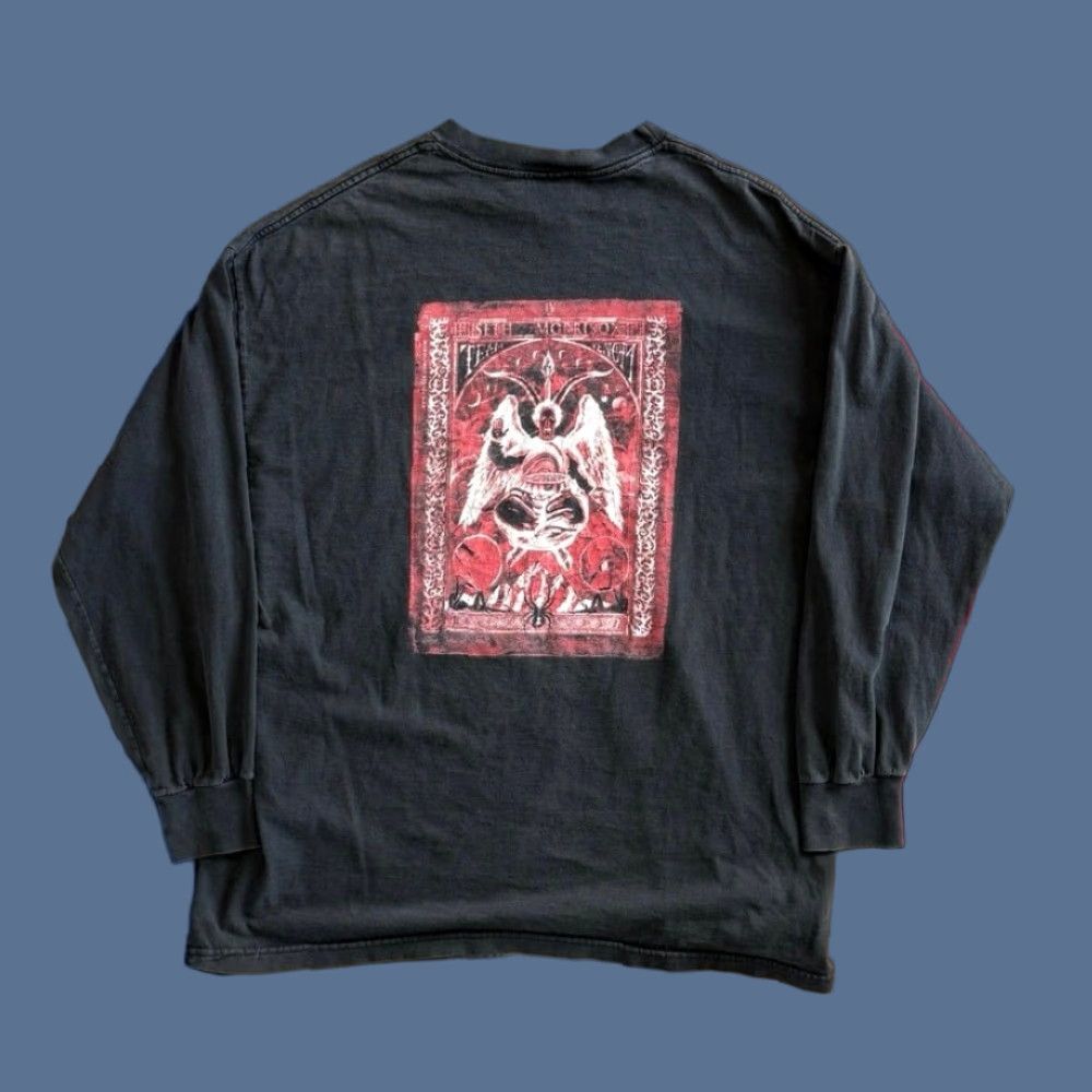 Spyder VINTAGE Spyder Long Sleeve T-Shirt XL Men 90s Skiing Baphomet Rare Black 1990s 90s SKiing Winter Mens Size US XL / EU 56 / 4 - 1 Thumbnail