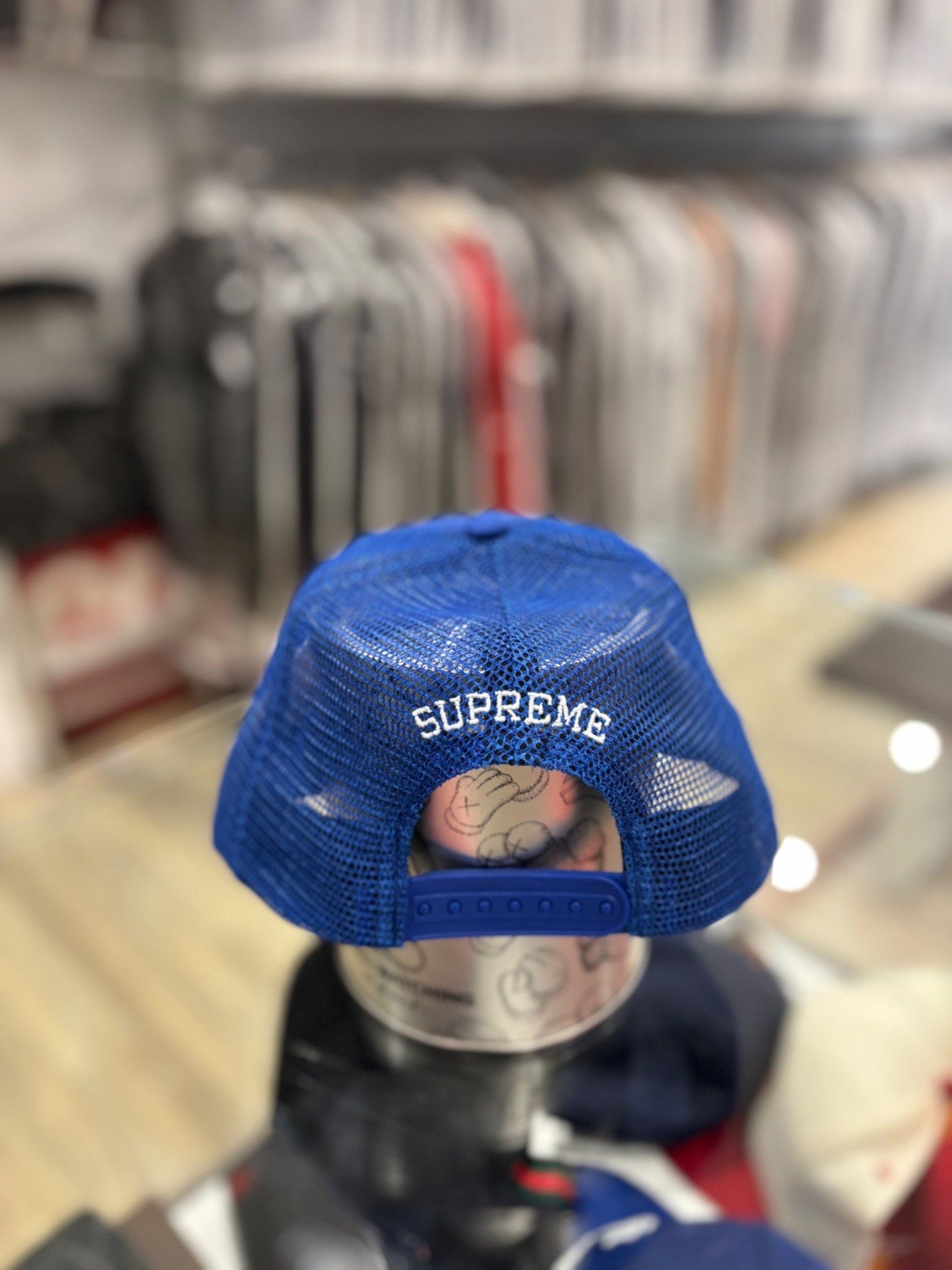 Supreme Supreme The Misfits Mesh Back 6-Panel Royal Size ONE SIZE - 3 Thumbnail