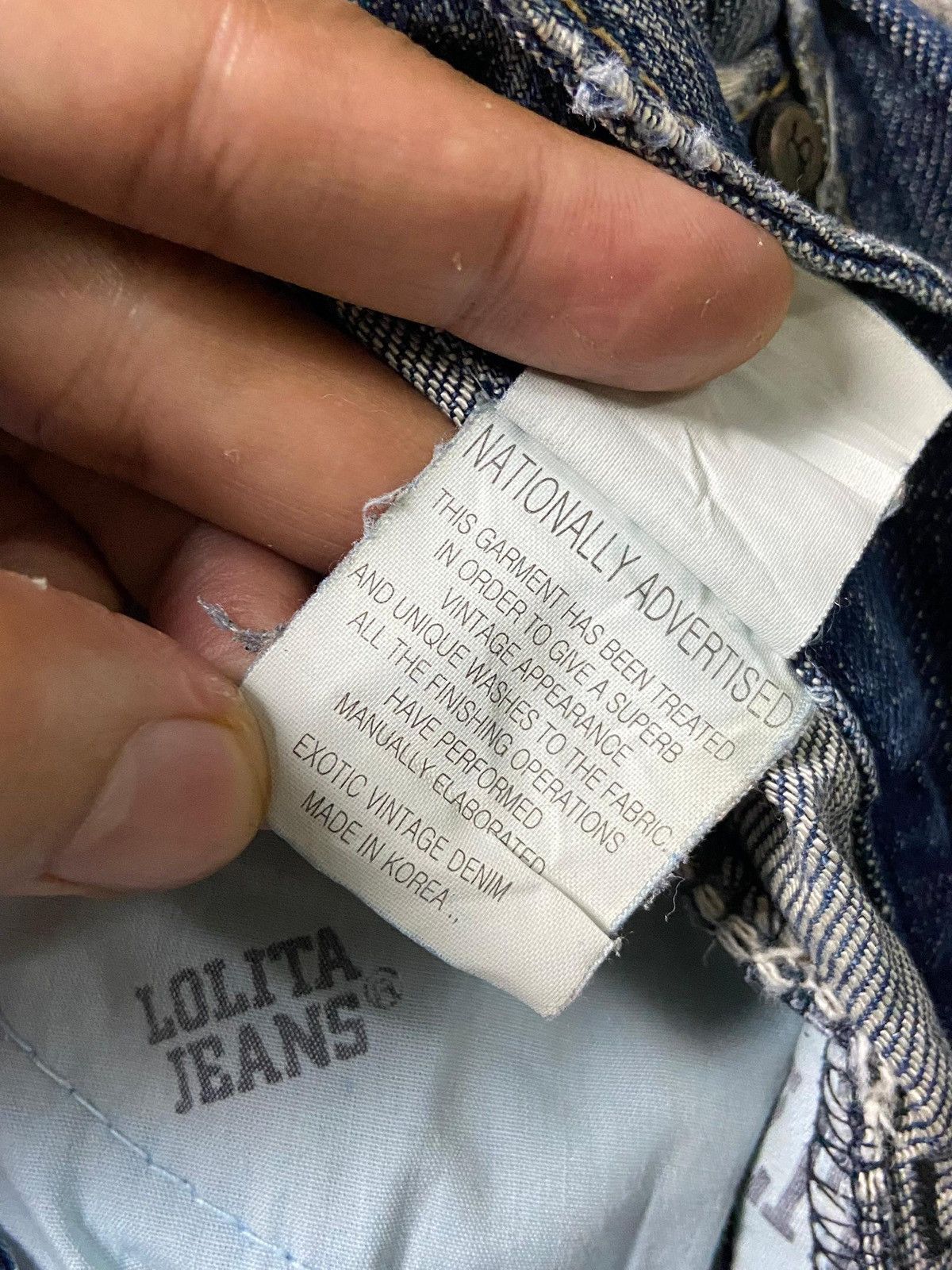 Hysteric Glamour × Japanese Brand × Vintage Vintage LOLITA JEANS Distressed Flared Jeans (132) Size US 36 / EU 52 - 7 Thumbnail