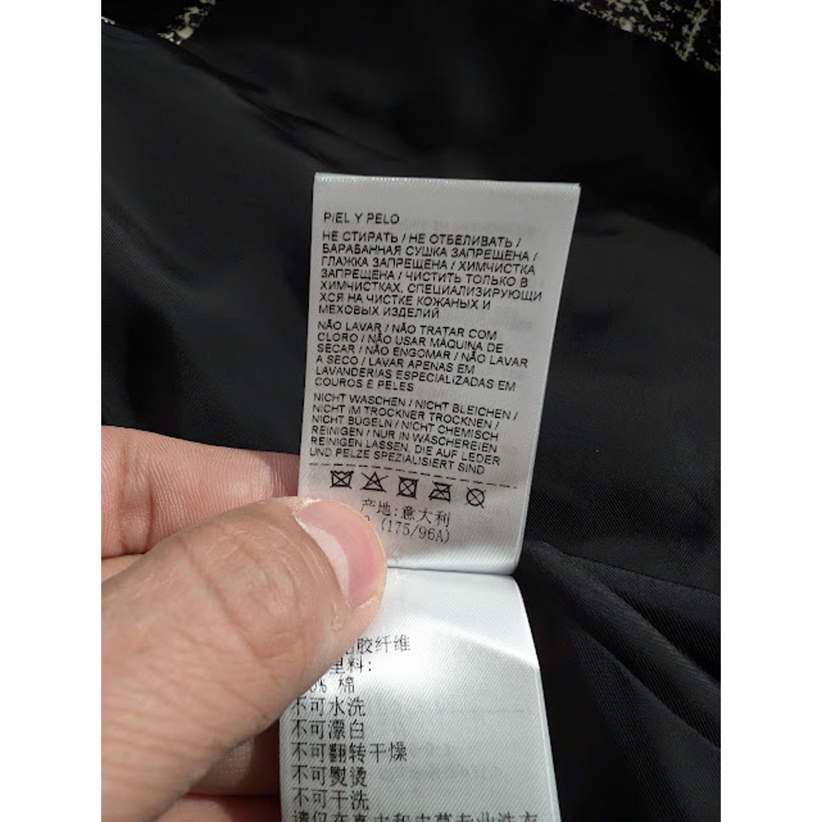 Bottega Veneta o1rshd1 Doucle Prince Of Wales Coat in White/Fondant/Camel Size US M / EU 48-50 / 2 - 21 Thumbnail
