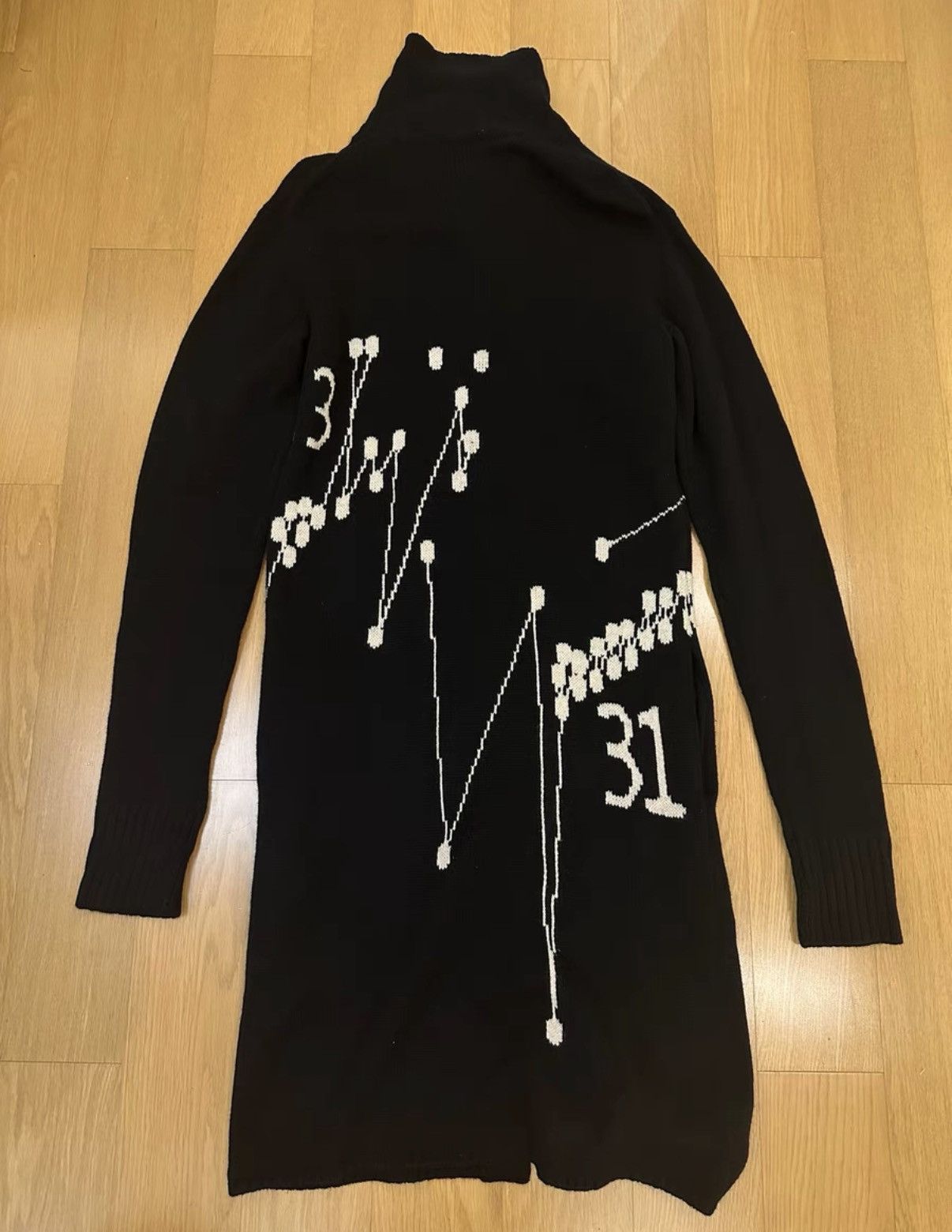 Yohji Yamamoto Yohji Yamamoto Main Line Classic Long Sweater Size US S / EU 44-46 / 1 - 2 Thumbnail