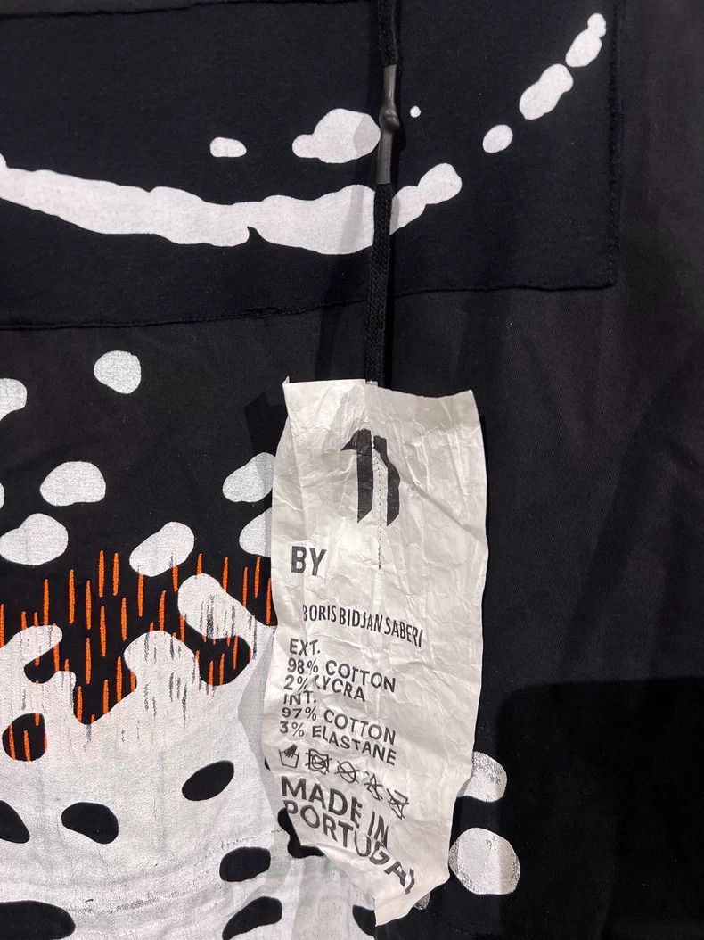 Boris Bidjan Saberi 11by BBS J4 Mid-Length Embroidered Print Padded Hooded Coat, Size US M / EU 48-50 / 2 - 6 Thumbnail