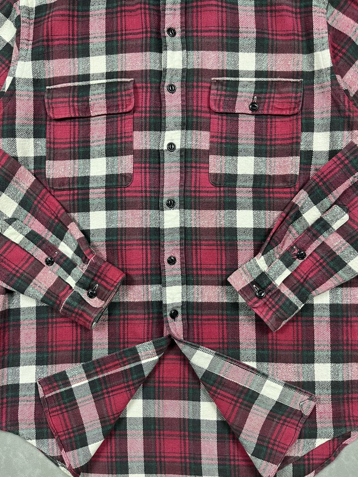 RRL Ralph Lauren RRL flannel plaid Size US XL / EU 56 / 4 - 8 Thumbnail