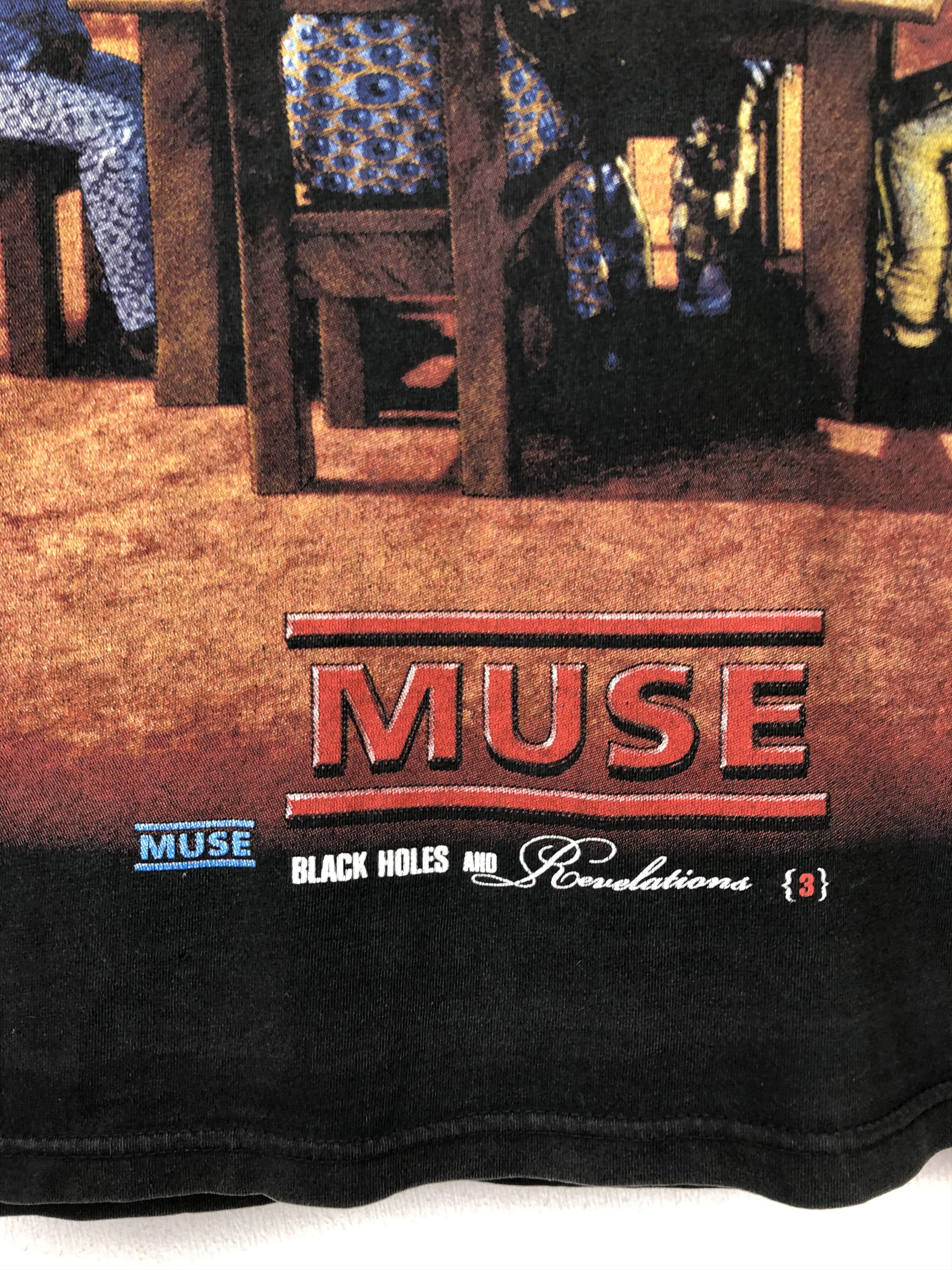 Band Tees Vintage Muse Shirt Black Hole And Revelations Tour Band Tee Size US L / EU 52-54 / 3 - 4 Thumbnail