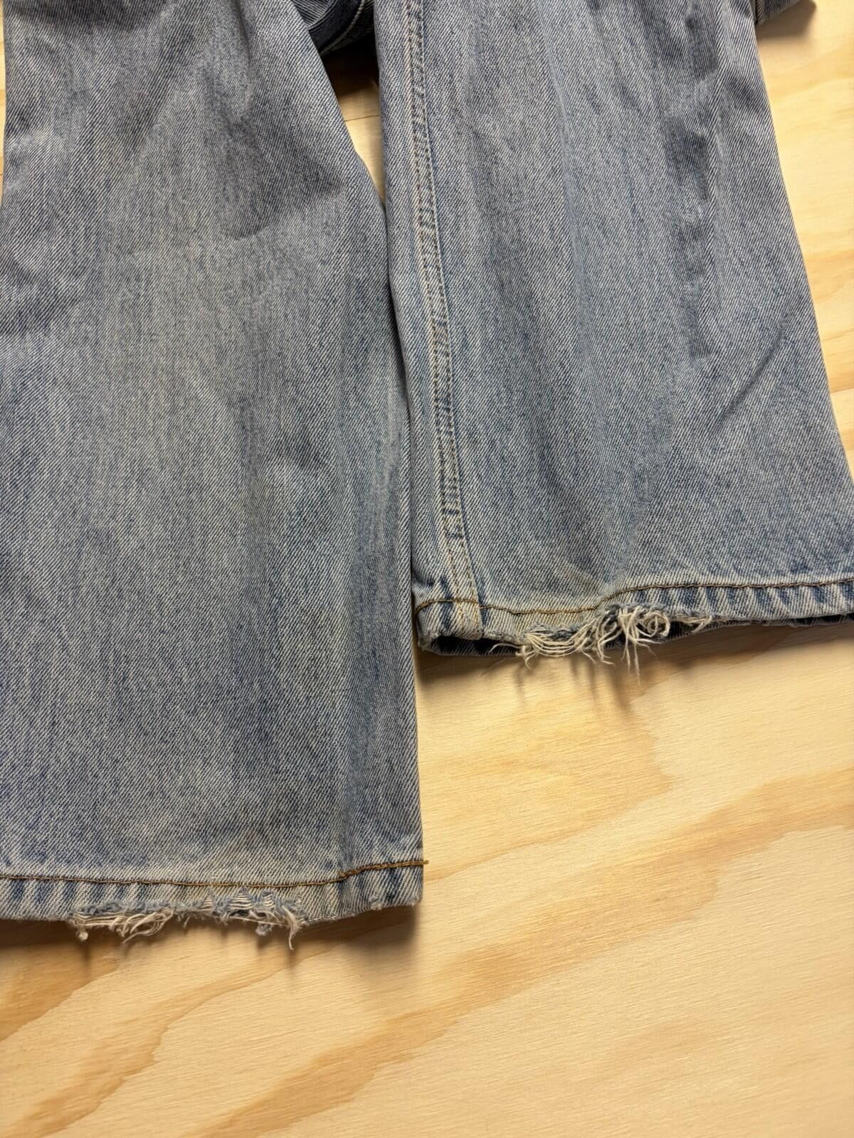 Levi's Levi’s 505 Regular Fit Men’s Red Tab 32x32 Denim Blue Jeans Size US 32 / EU 48 - 6 Thumbnail
