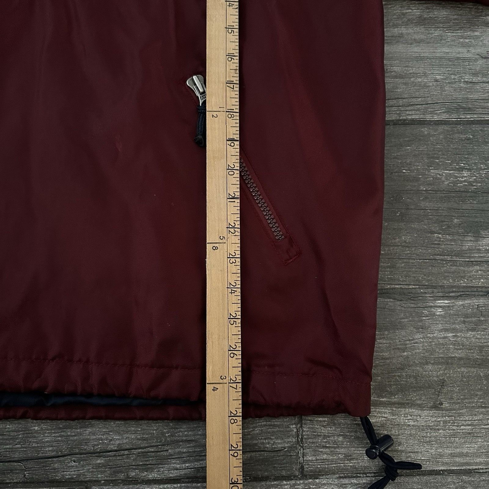 Abercrombie & Fitch VTG ABERCROMBIE & FITCH ANORAK MAROON SHERPA HOOD JACKET SZ Size US S / EU 44-46 / 1 - 5 Thumbnail