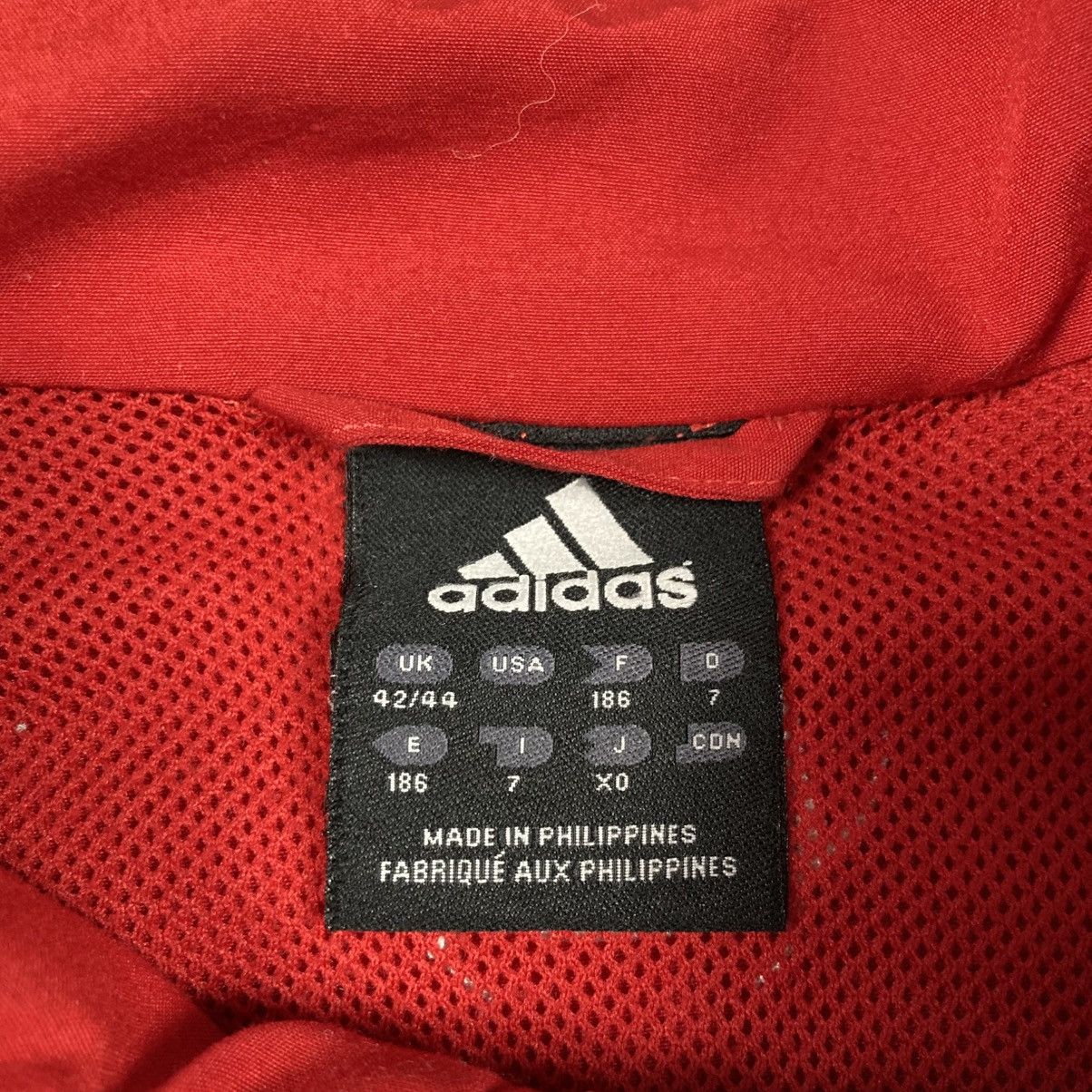 Adidas Vintage Adidas Nylon Striped Zip Up Track Jacket Size US L / EU 52-54 / 3 - 5 Thumbnail