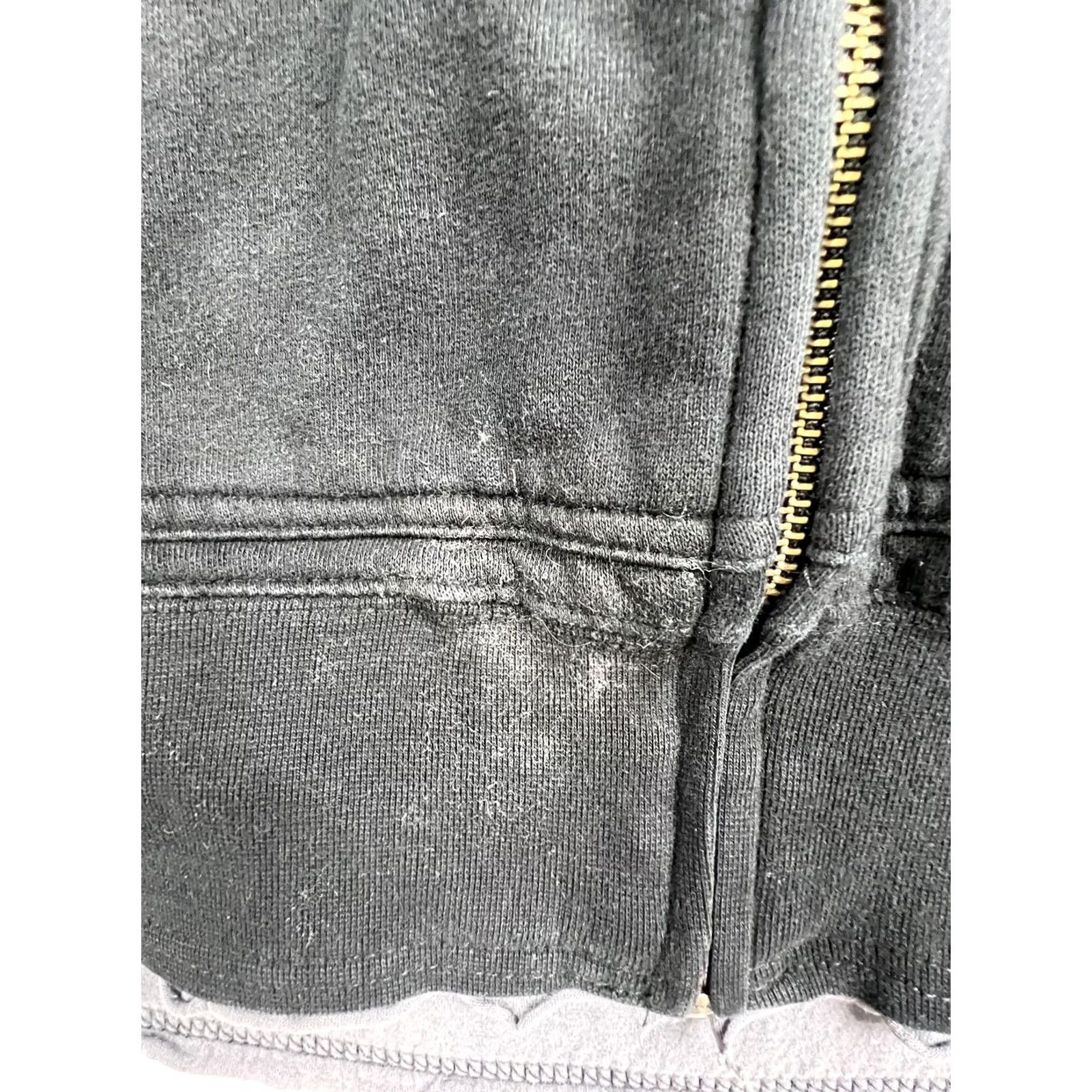 Guess Guess Sweatshirt Mens M Black Full Zip Mock Neck Graphic Fleece Jacket Size US M / EU 48-50 / 2 - 5 Thumbnail