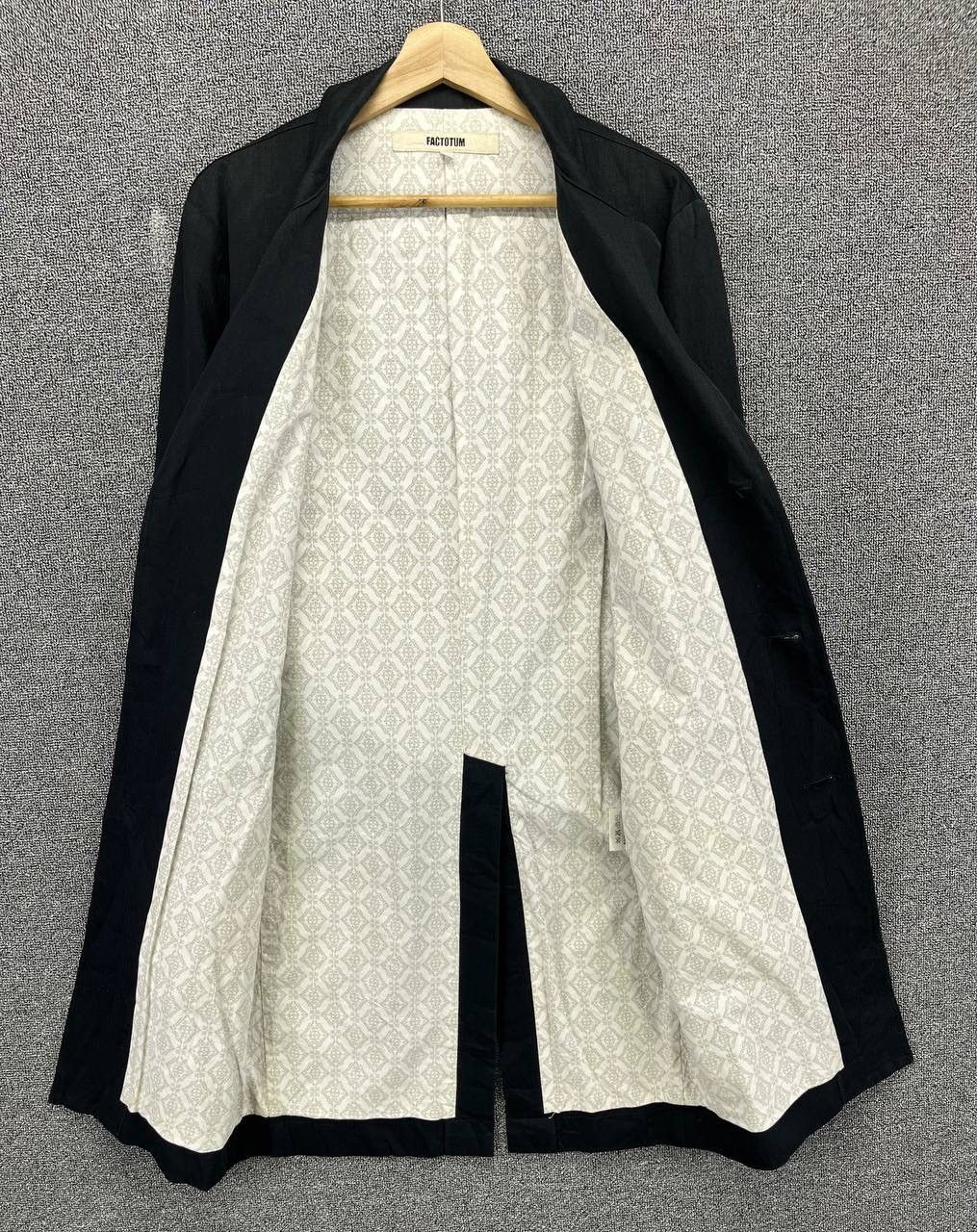 FACTOTUM Vintage Factotum Black Long Jacket Size M / US 6-8 / IT 42-44 - 7 Thumbnail