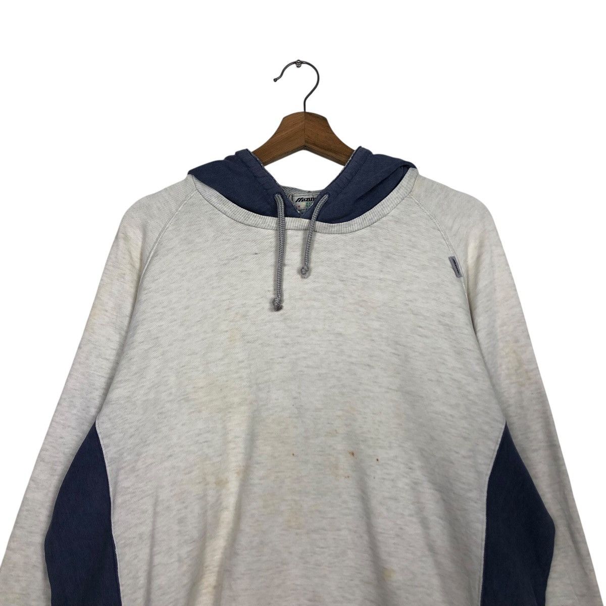Japanese Brand × Vintage 📌Vintage Hoodie Pull Over Mizuno Tennis Big Logo Design Size US L / EU 52-54 / 3 - 14 Thumbnail