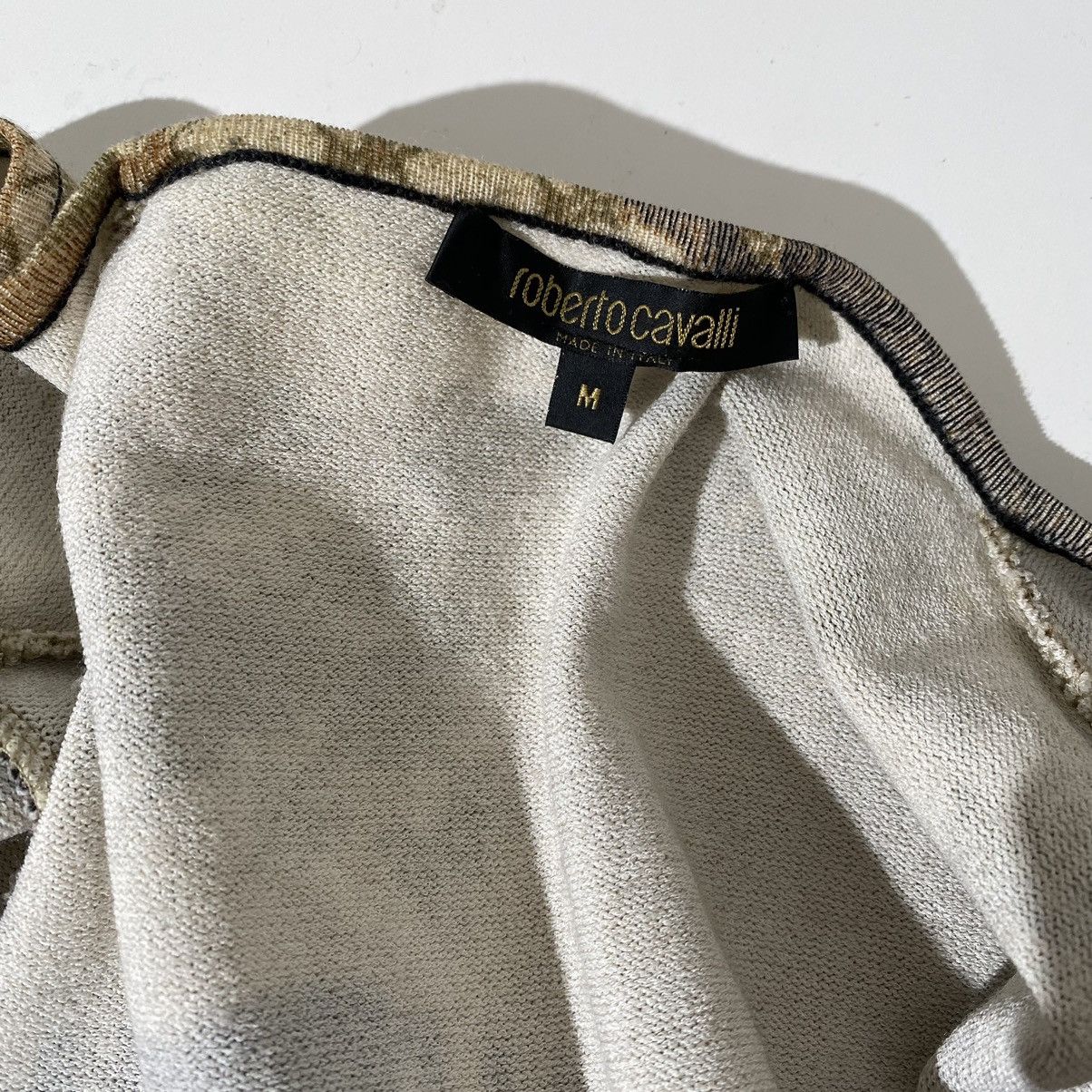 Roberto Cavalli Roberto Cavalli 2003 AW Face Print Button Up Cardigan Size M / US 6-8 / IT 42-44 - 5 Thumbnail