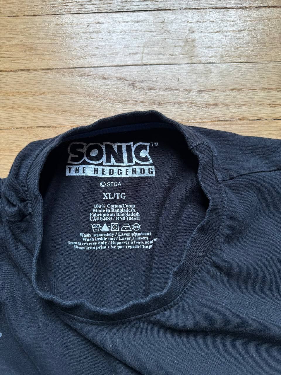 Playstation × Sonic Lab × Vintage Vintage SEGA Sonic Vintage 90s Printed Graphics White Tee Size US XL / EU 56 / 4 - 4 Thumbnail
