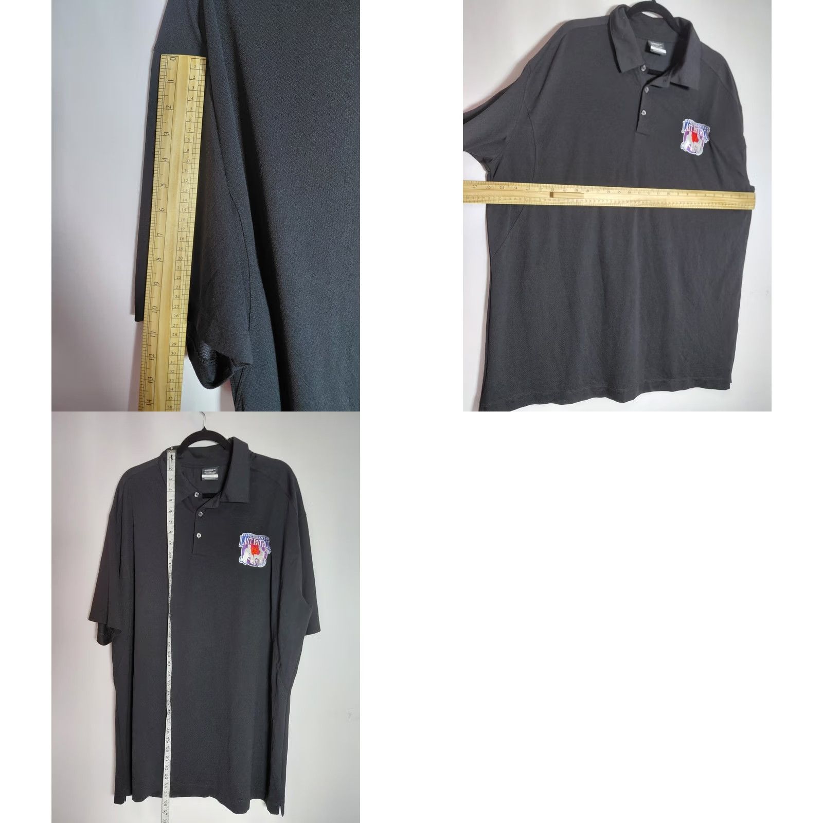Nike Nike Golf Dri-FIT Veterans Polo Shirt Black Mens Short Sleeve Knit XXL Size US XXL / EU 58 / 5 - 8 Thumbnail