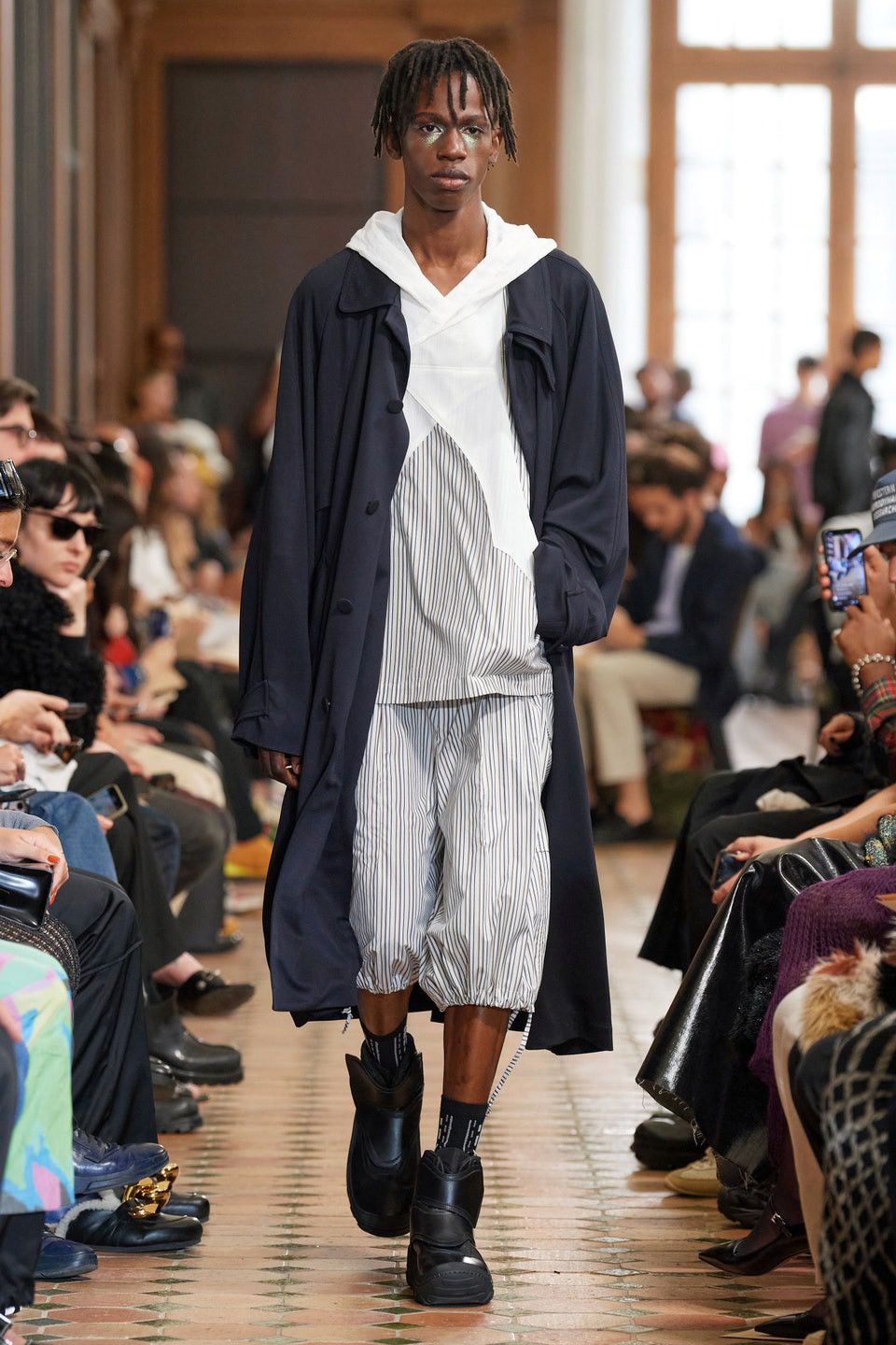 Kiko Kostadinov Lasso short blazer - white/blue | Grailed