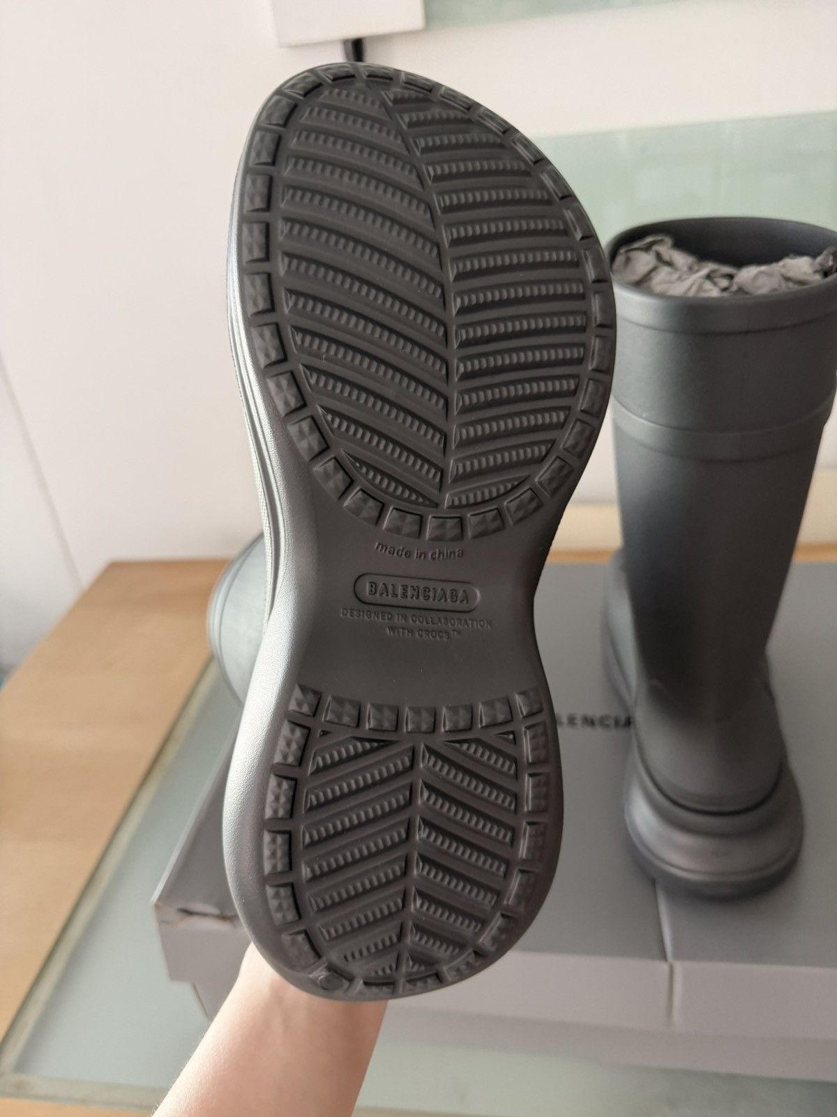 Balenciaga Crocs Clog boots Size US 11 / EU 44 - 6 Thumbnail