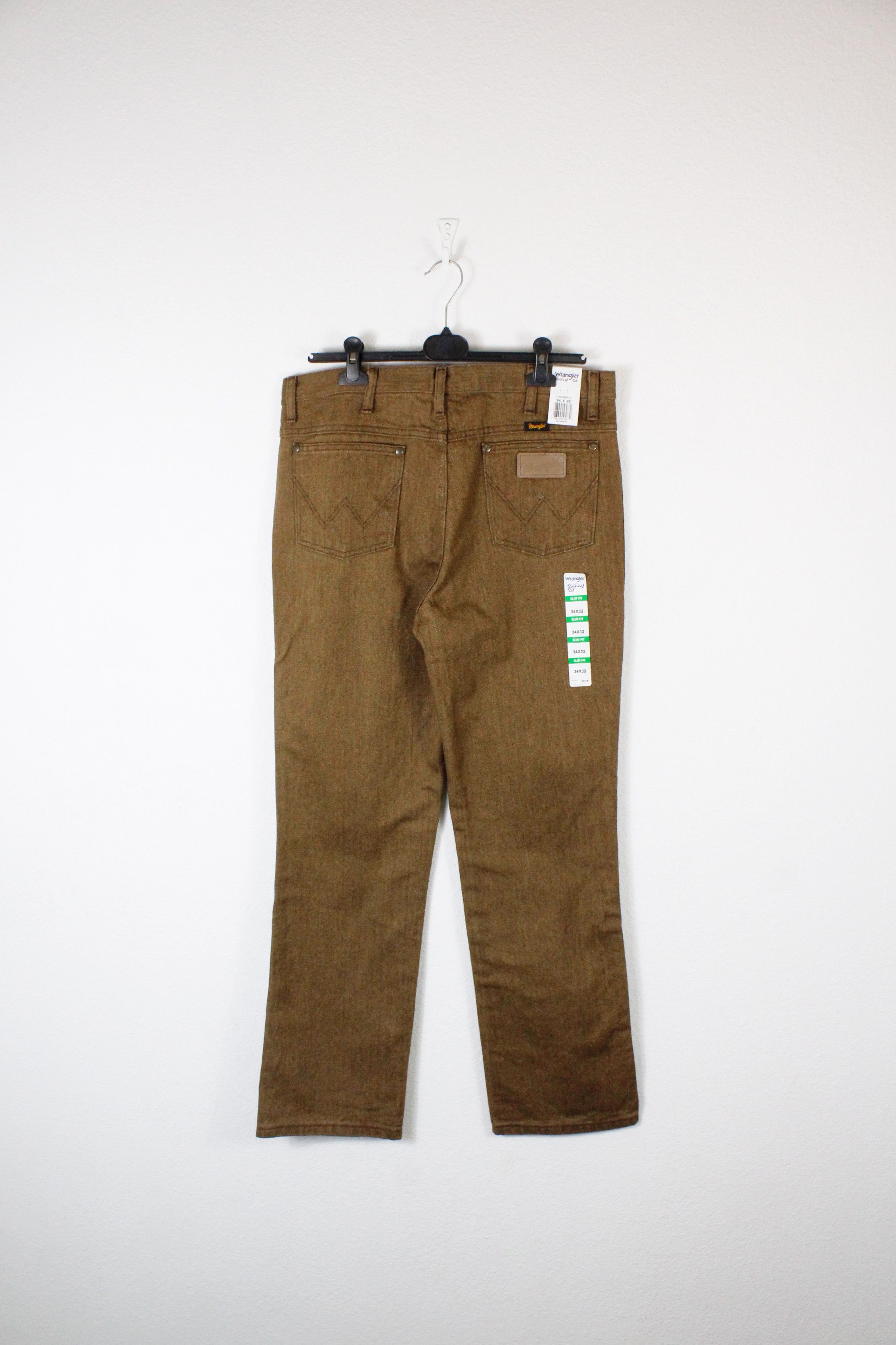 Cowboy Equipment × Vintage × Wrangler Vintage Wrangler Y2K Cowboy Cut Cut Brown Denim Jeans Pants Size US 34 / EU 50 - 5 Thumbnail